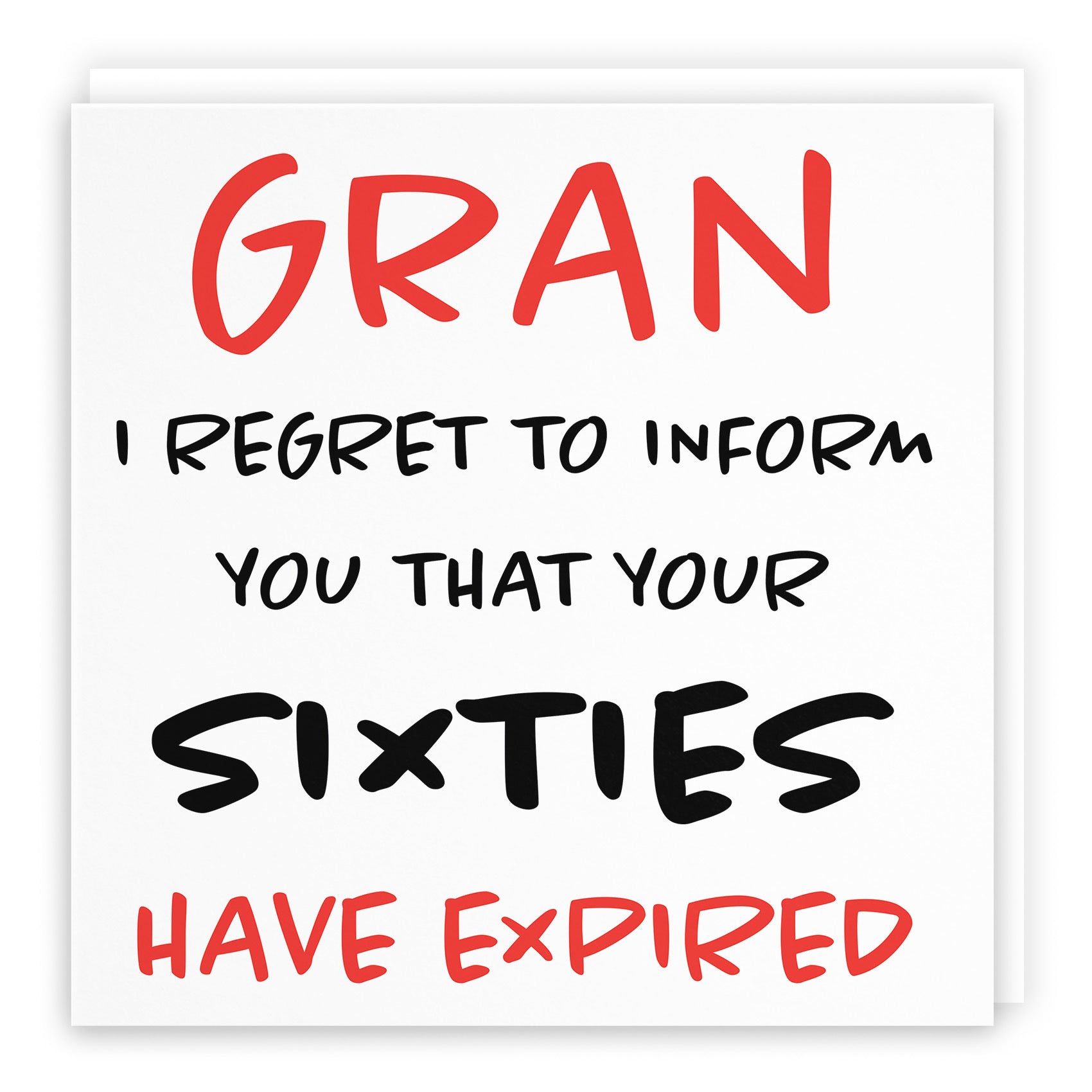 70th Gran Birthday Card Retro - Default Title (TH02470)