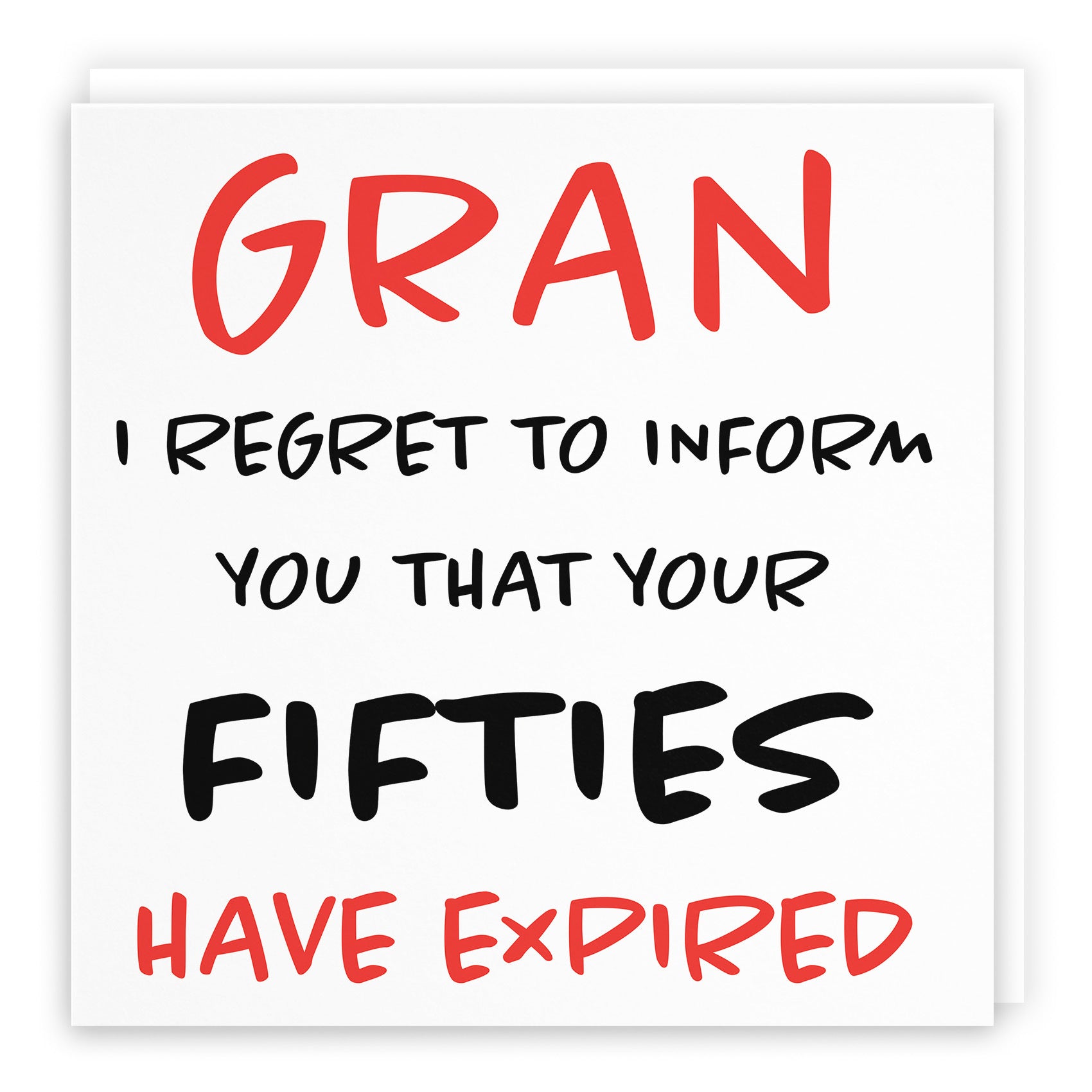 60th Gran Birthday Card Retro - Default Title (TH02471)