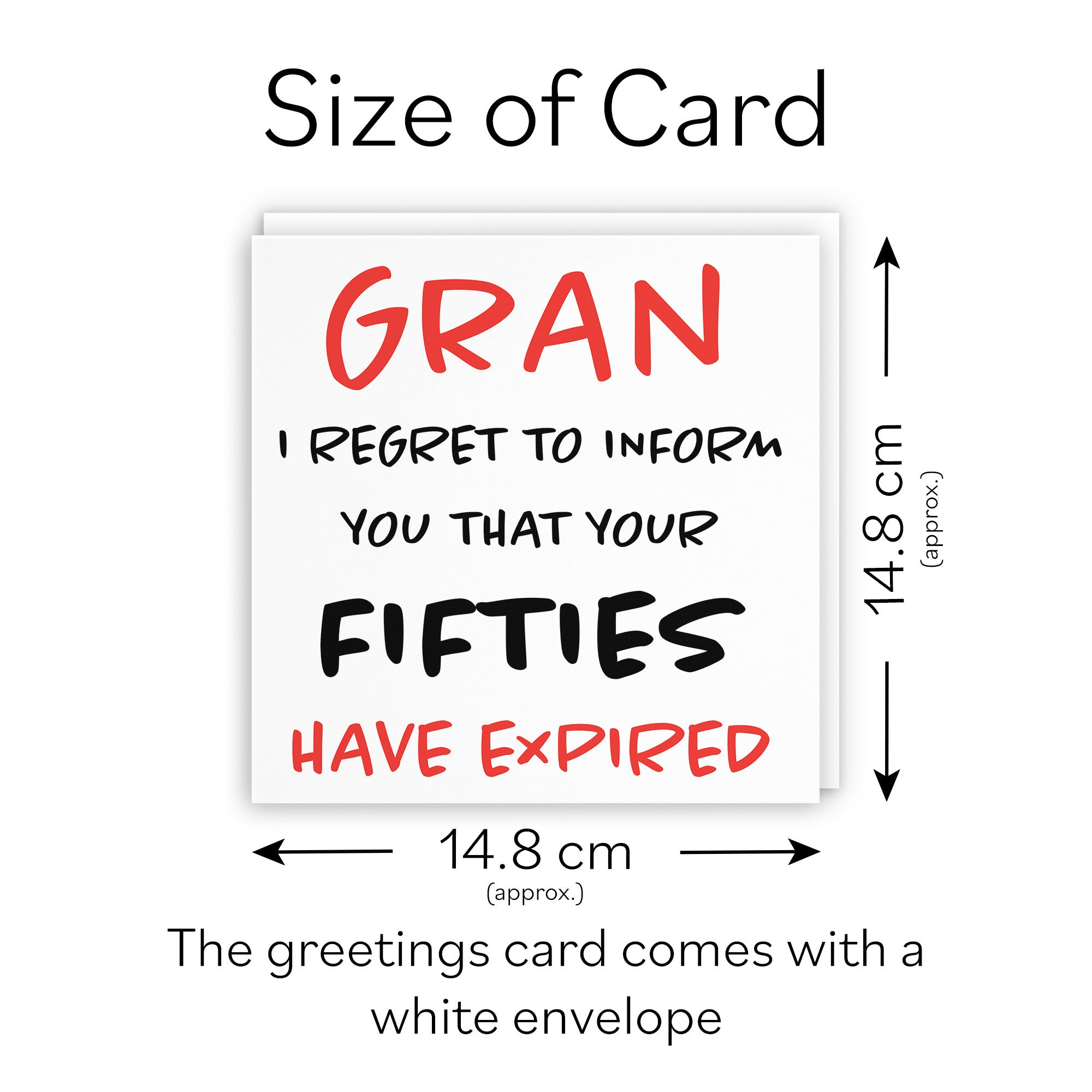 60th Gran Birthday Card Retro - Default Title (TH02471)