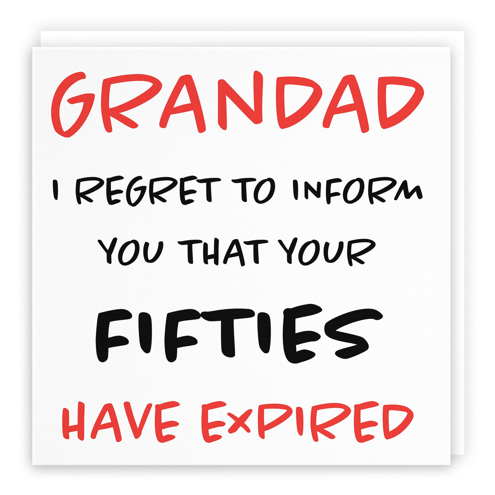60th Grandad Birthday Card Retro - Default Title (TH02472)