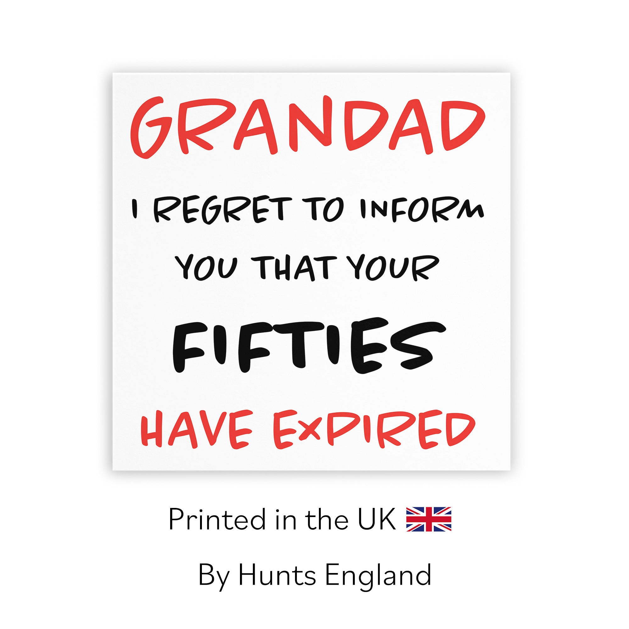 60th Grandad Birthday Card Retro - Default Title (TH02472)
