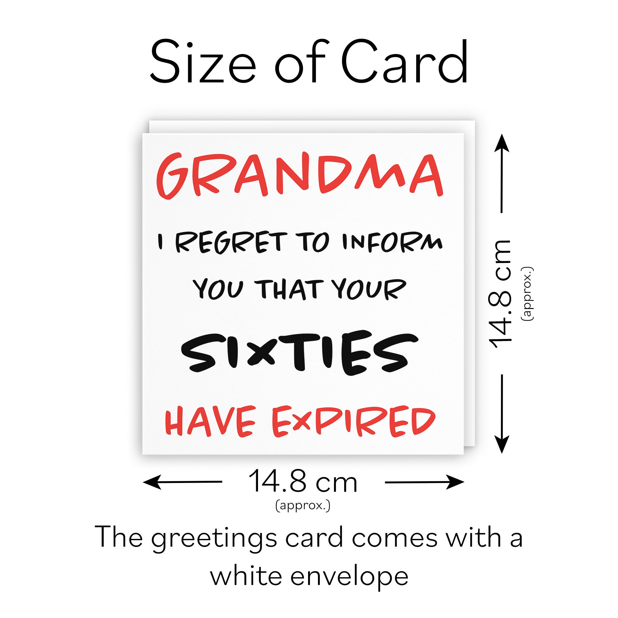 70th Grandma Birthday Card Retro - Default Title (TH02474)