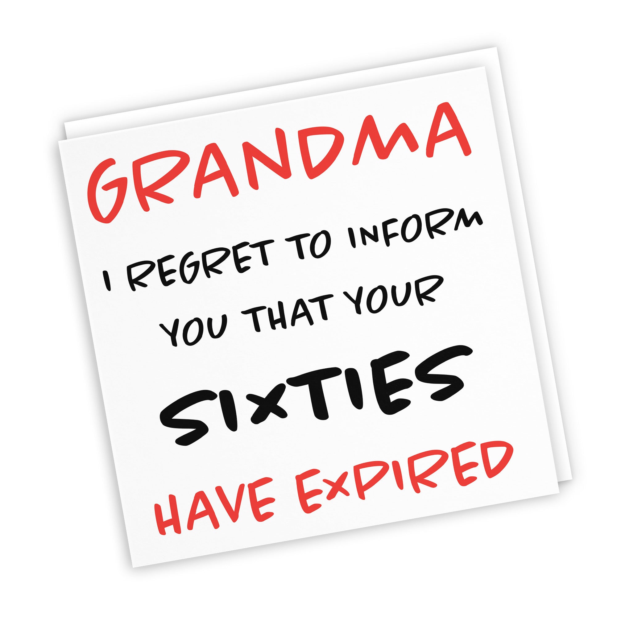 70th Grandma Birthday Card Retro - Default Title (TH02474)