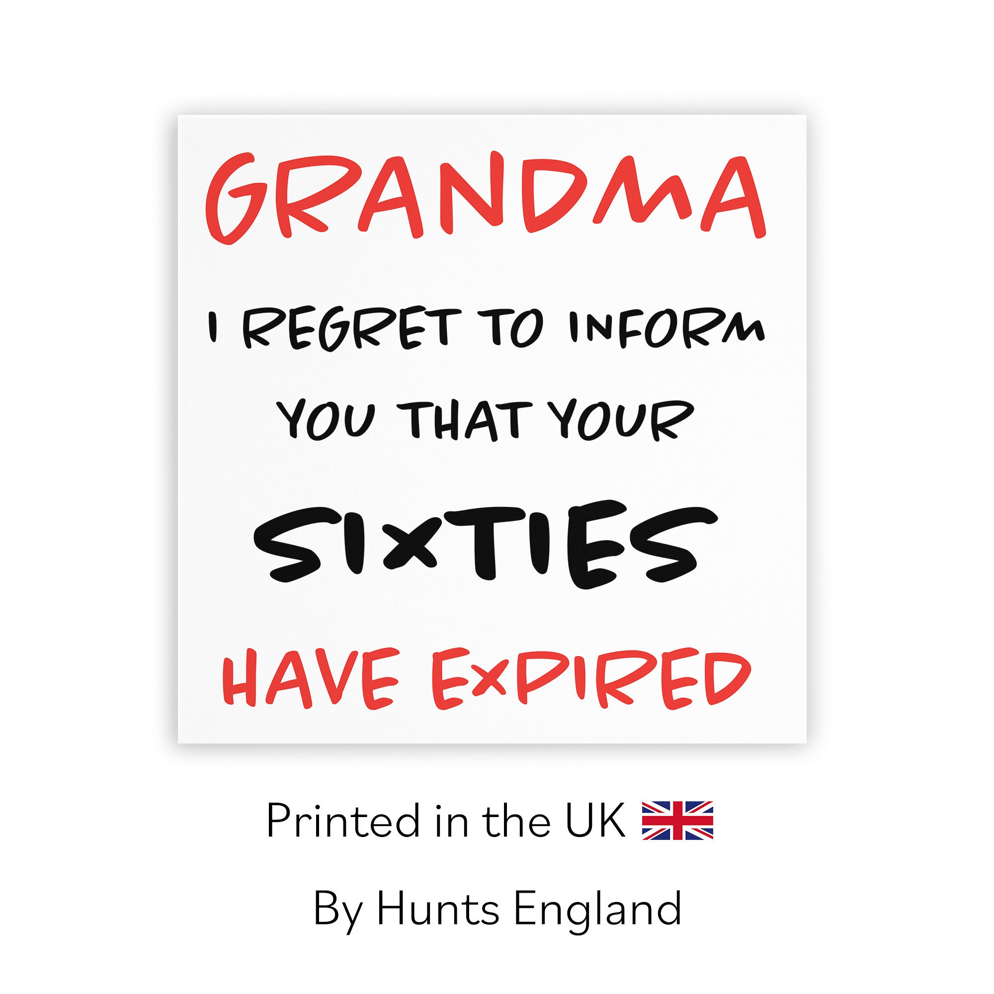 70th Grandma Birthday Card Retro - Default Title (TH02474)