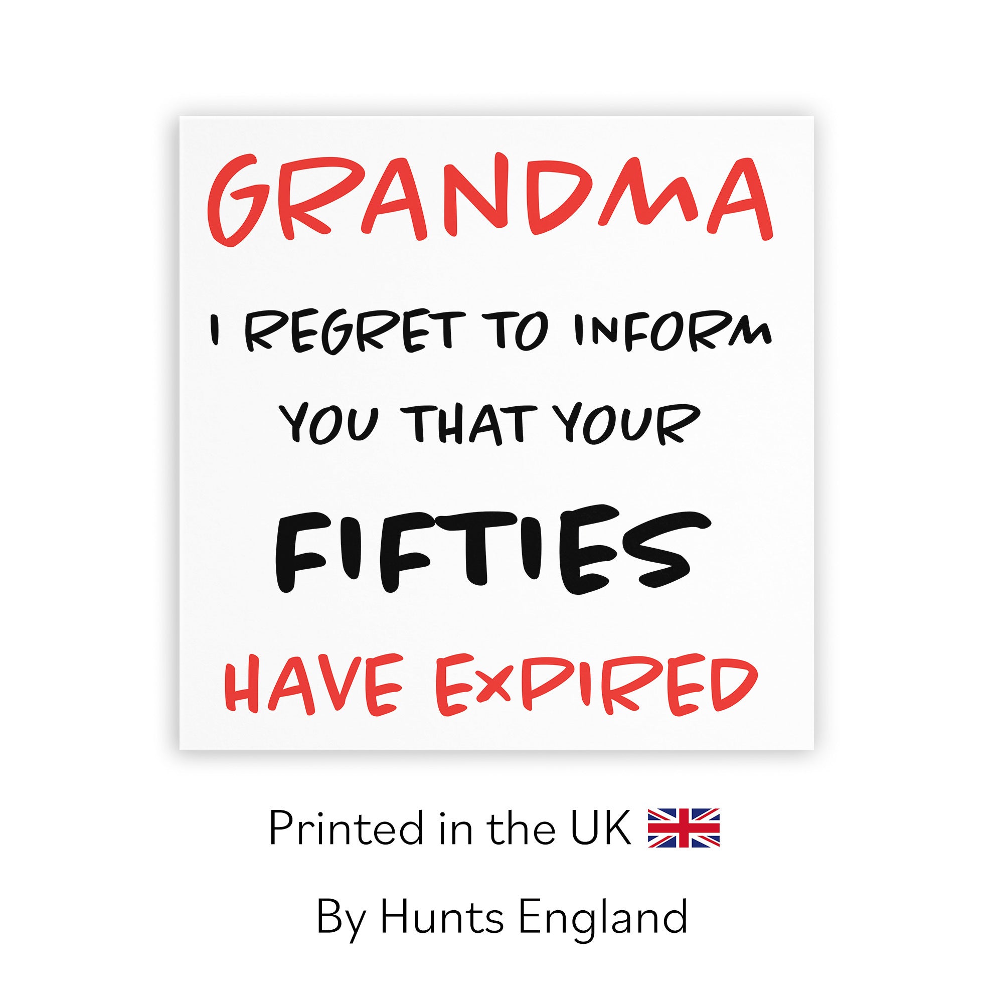 60th Grandma Birthday Card Retro - Default Title (TH02475)