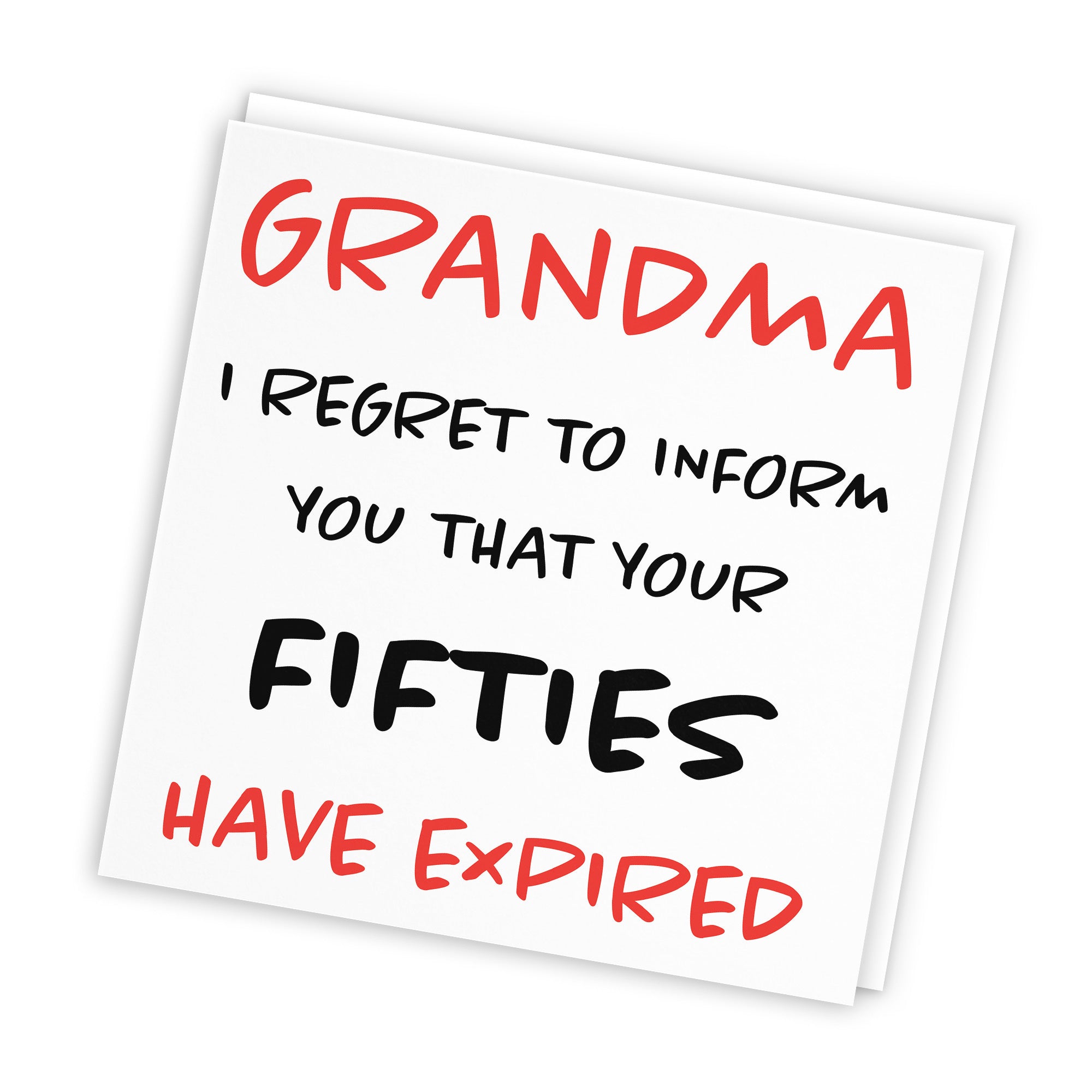 60th Grandma Birthday Card Retro - Default Title (TH02475)