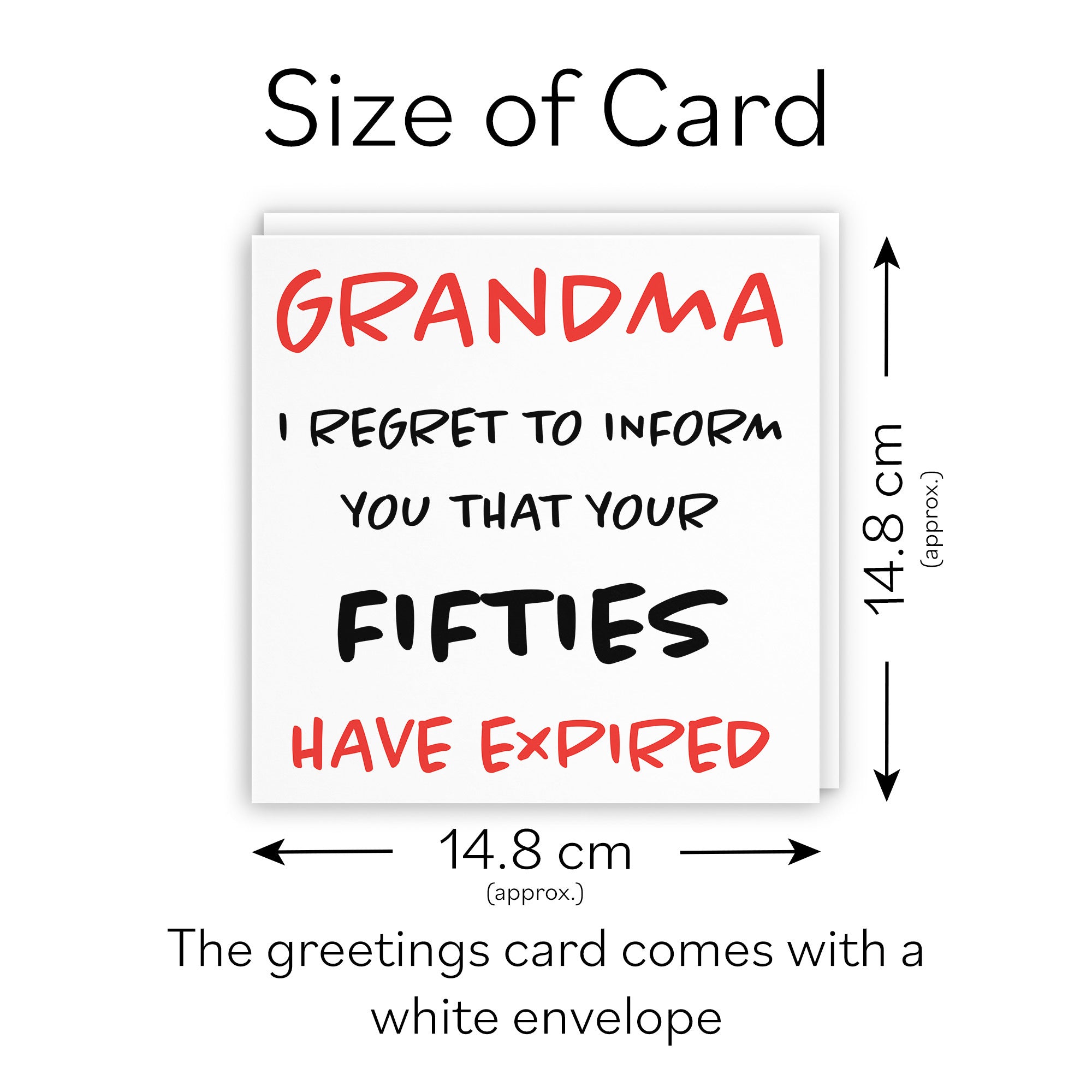 60th Grandma Birthday Card Retro - Default Title (TH02475)