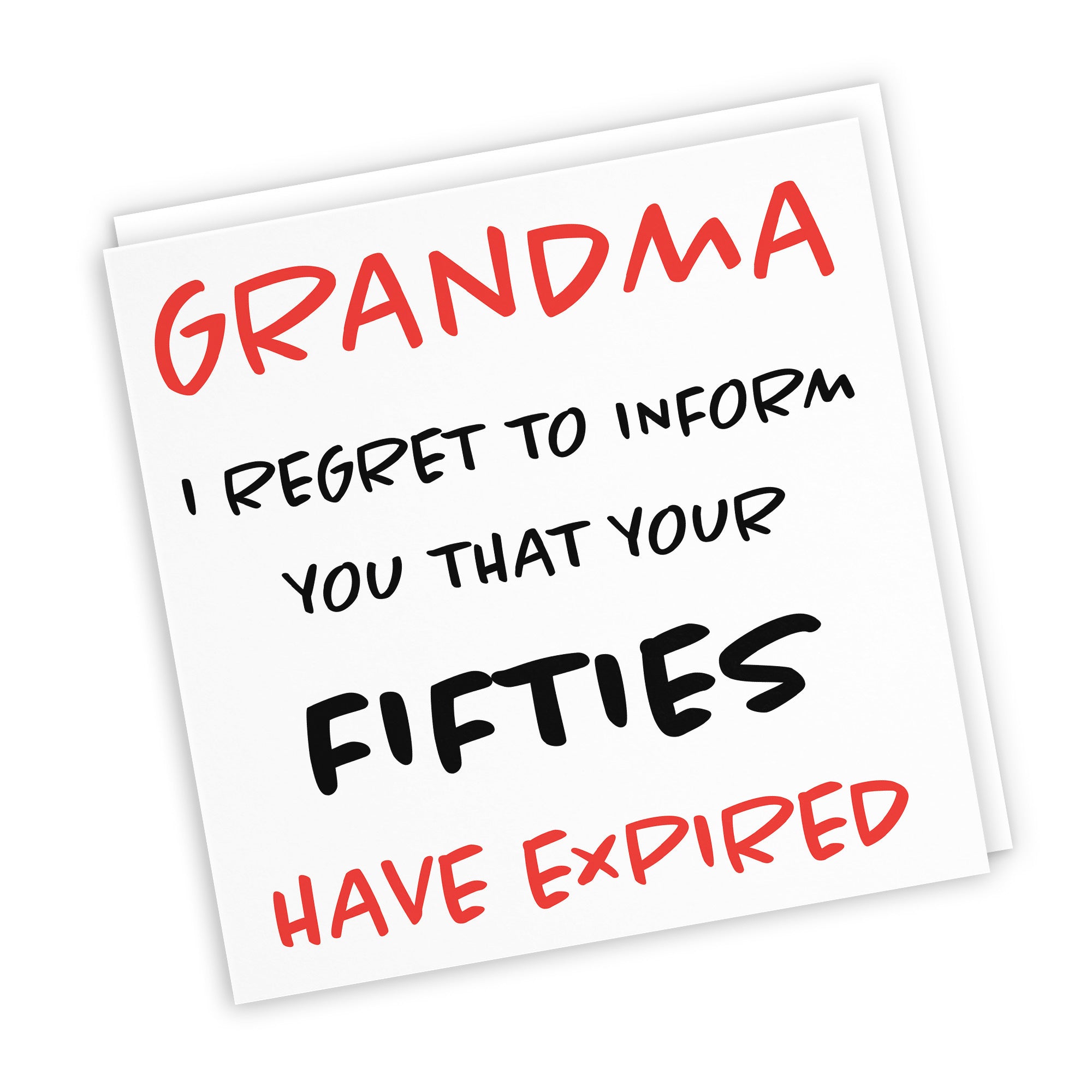 60th Grandma Birthday Card Retro - Default Title (TH02475)