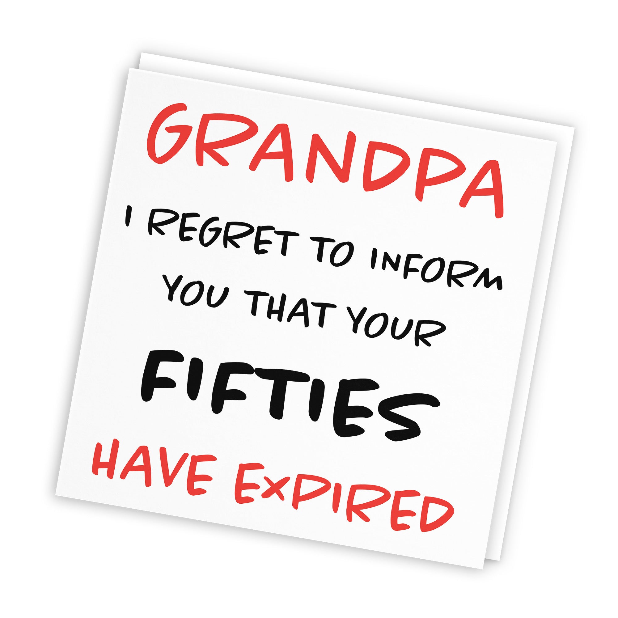 60th Grandpa Birthday Card Retro - Default Title (TH02476)