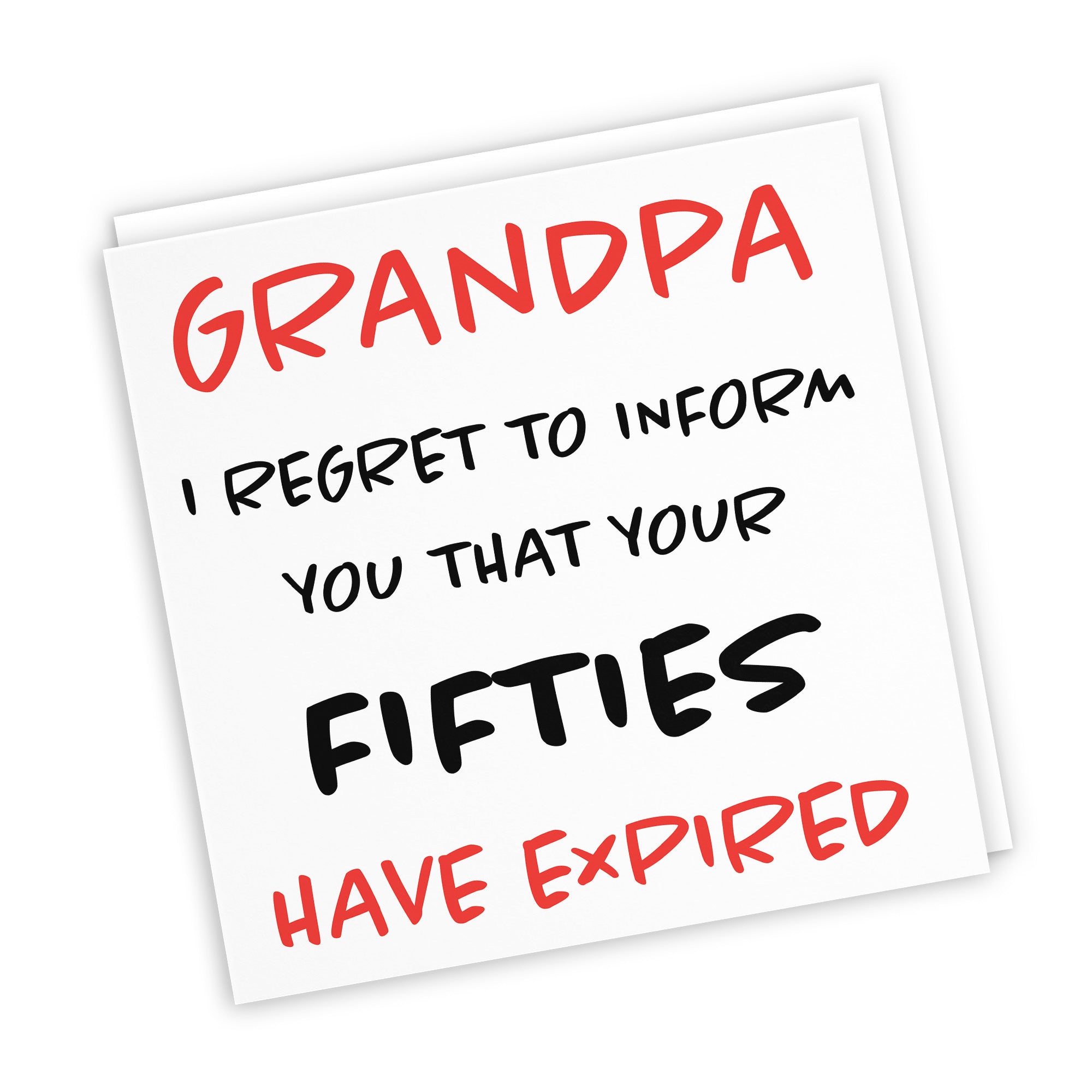 60th Grandpa Birthday Card Retro - Default Title (TH02476)