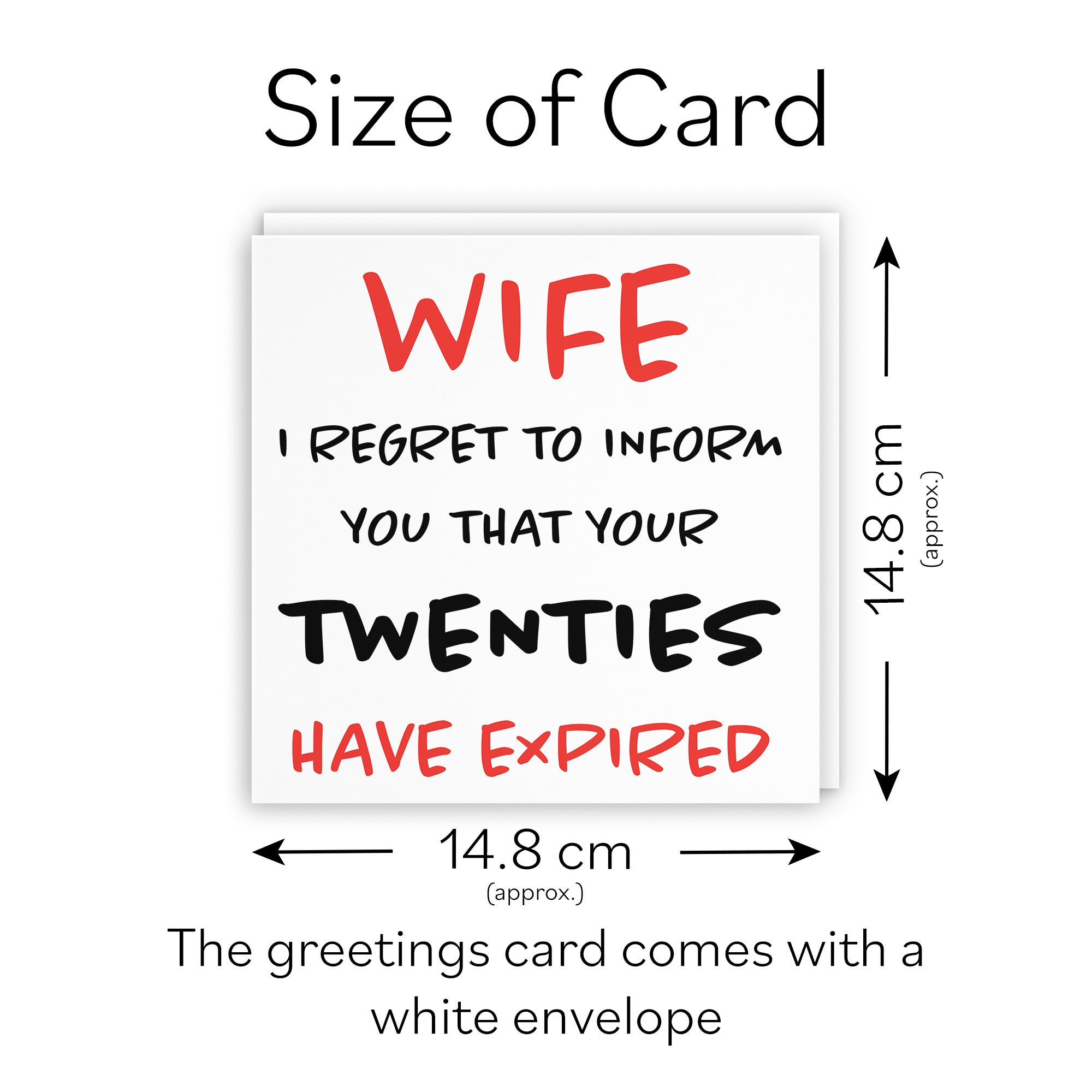 30th Wife Birthday Card Retro - Default Title (TH02477)