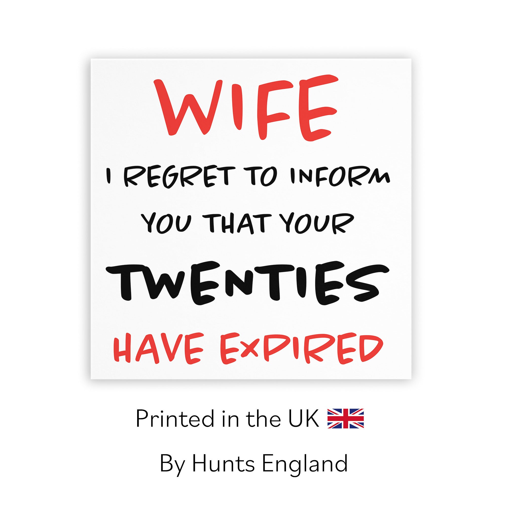 30th Wife Birthday Card Retro - Default Title (TH02477)