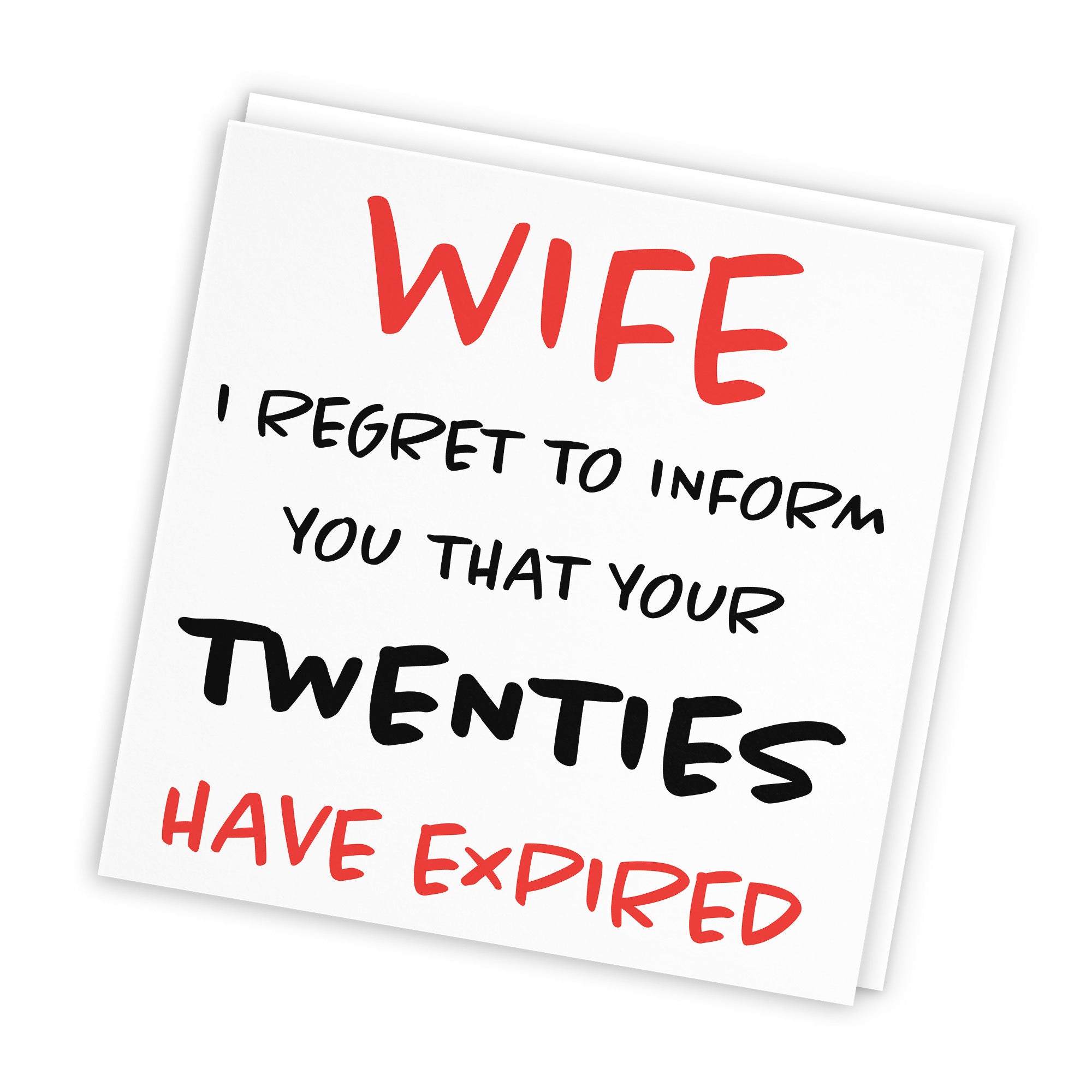 30th Wife Birthday Card Retro - Default Title (TH02477)