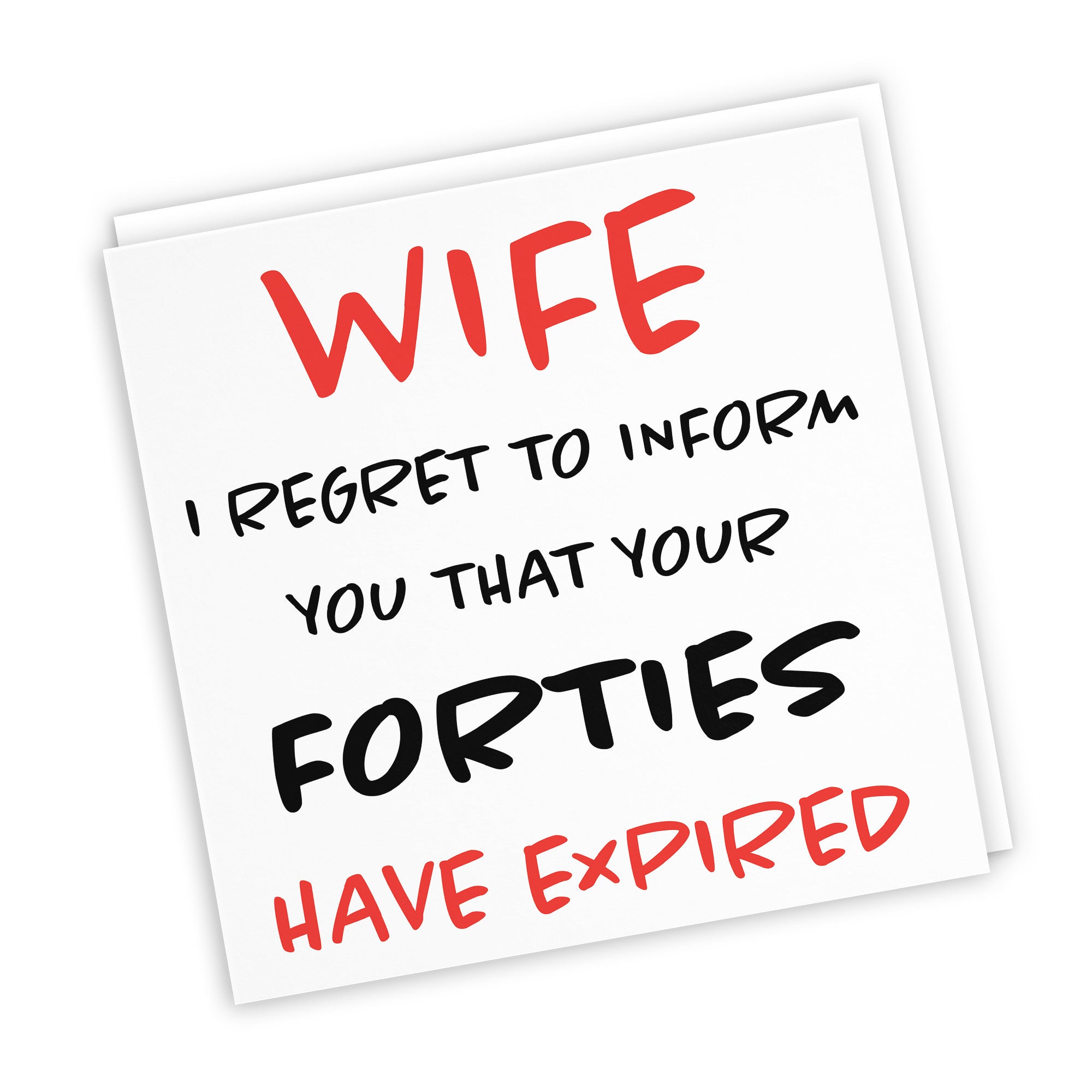 50th Wife Birthday Card Retro - Default Title (TH02479)