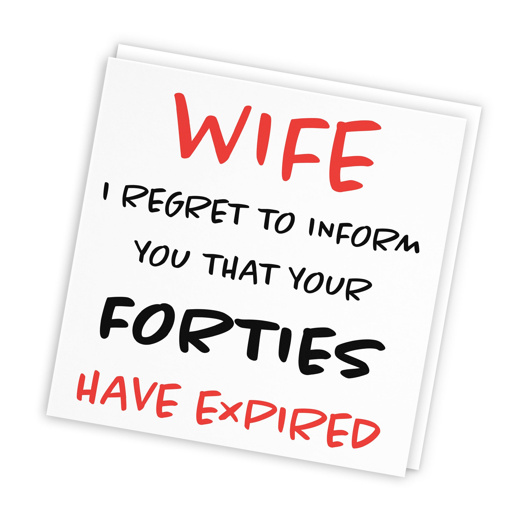 50th Wife Birthday Card Retro - Default Title (TH02479)