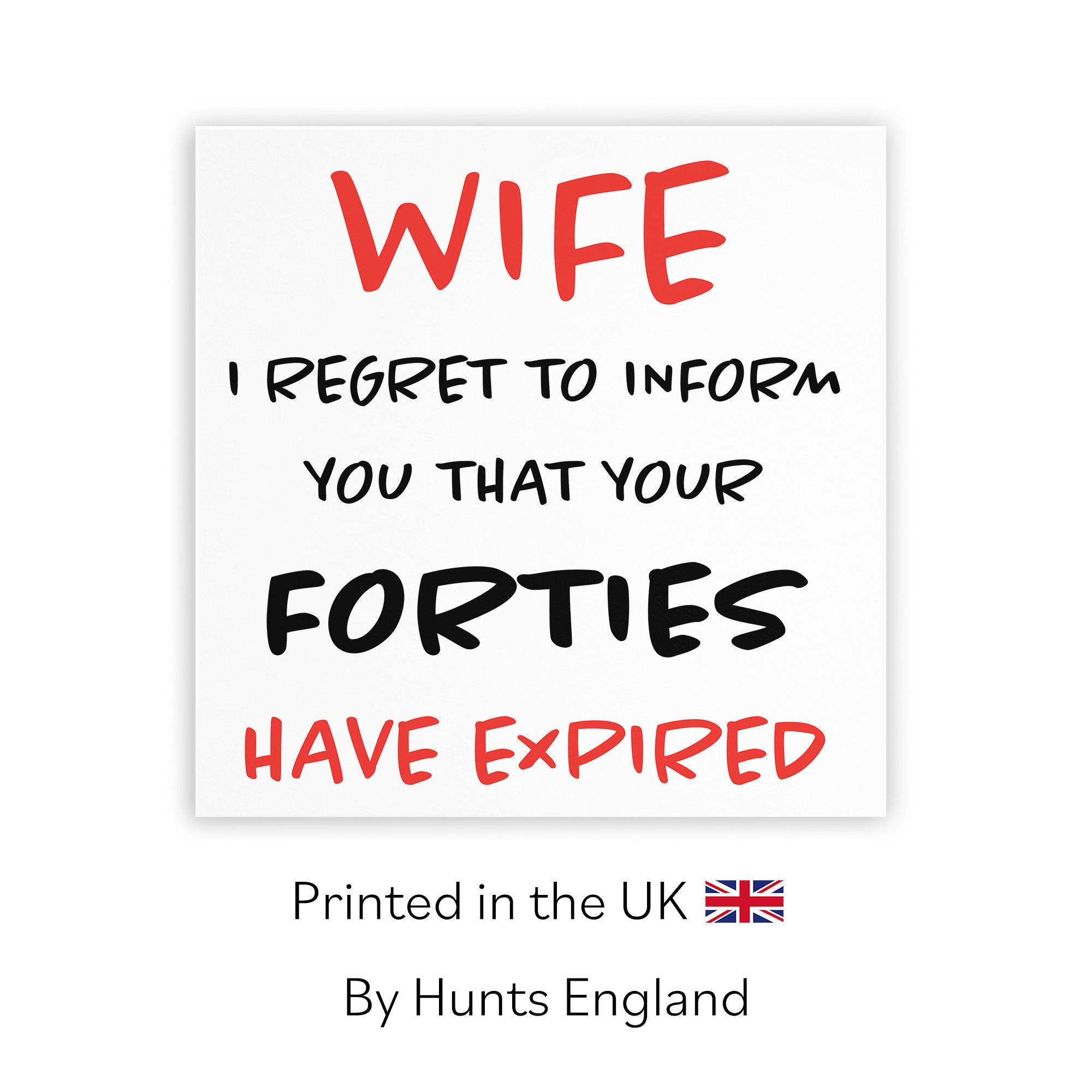 50th Wife Birthday Card Retro - Default Title (TH02479)