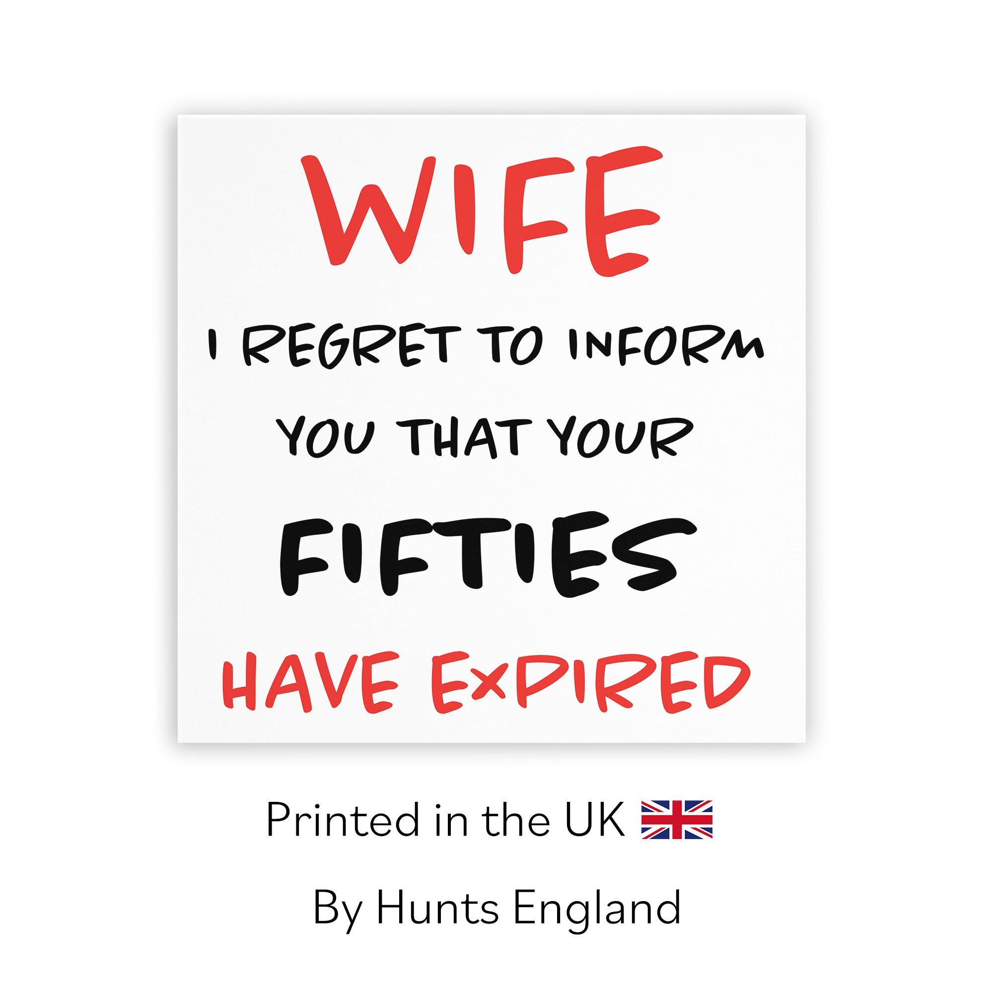 60th Wife Birthday Card Retro - Default Title (TH02480)