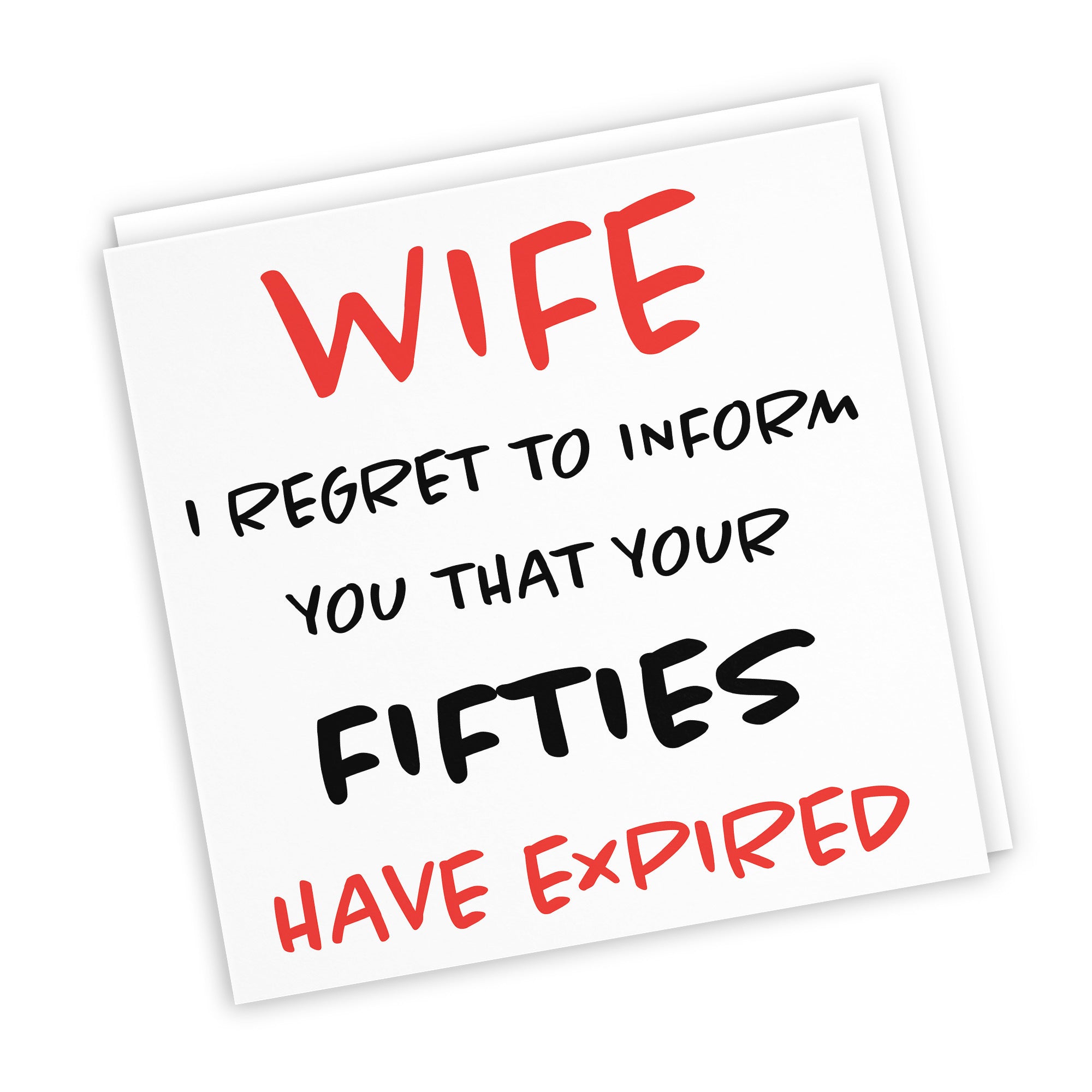 60th Wife Birthday Card Retro - Default Title (TH02480)