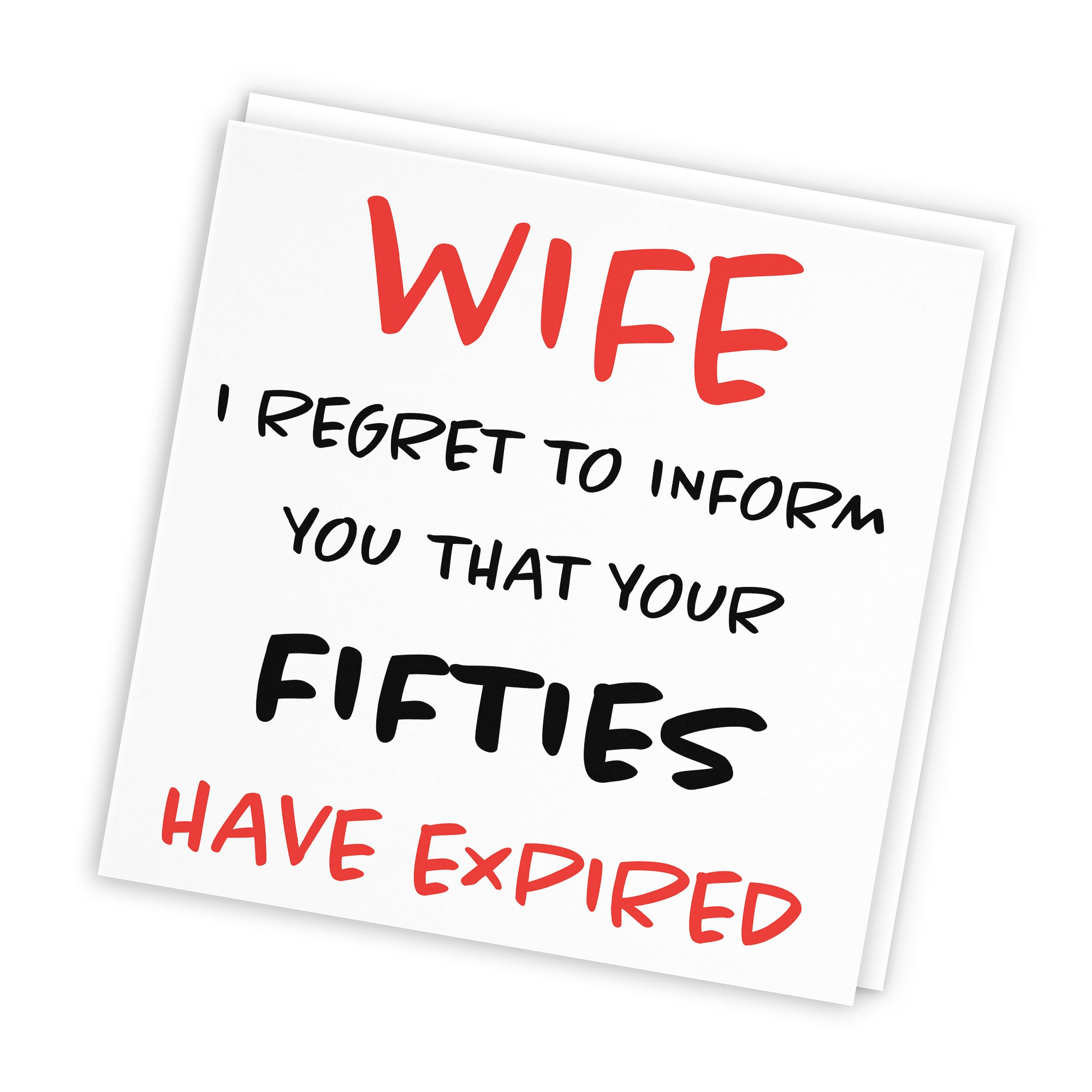 60th Wife Birthday Card Retro - Default Title (TH02480)