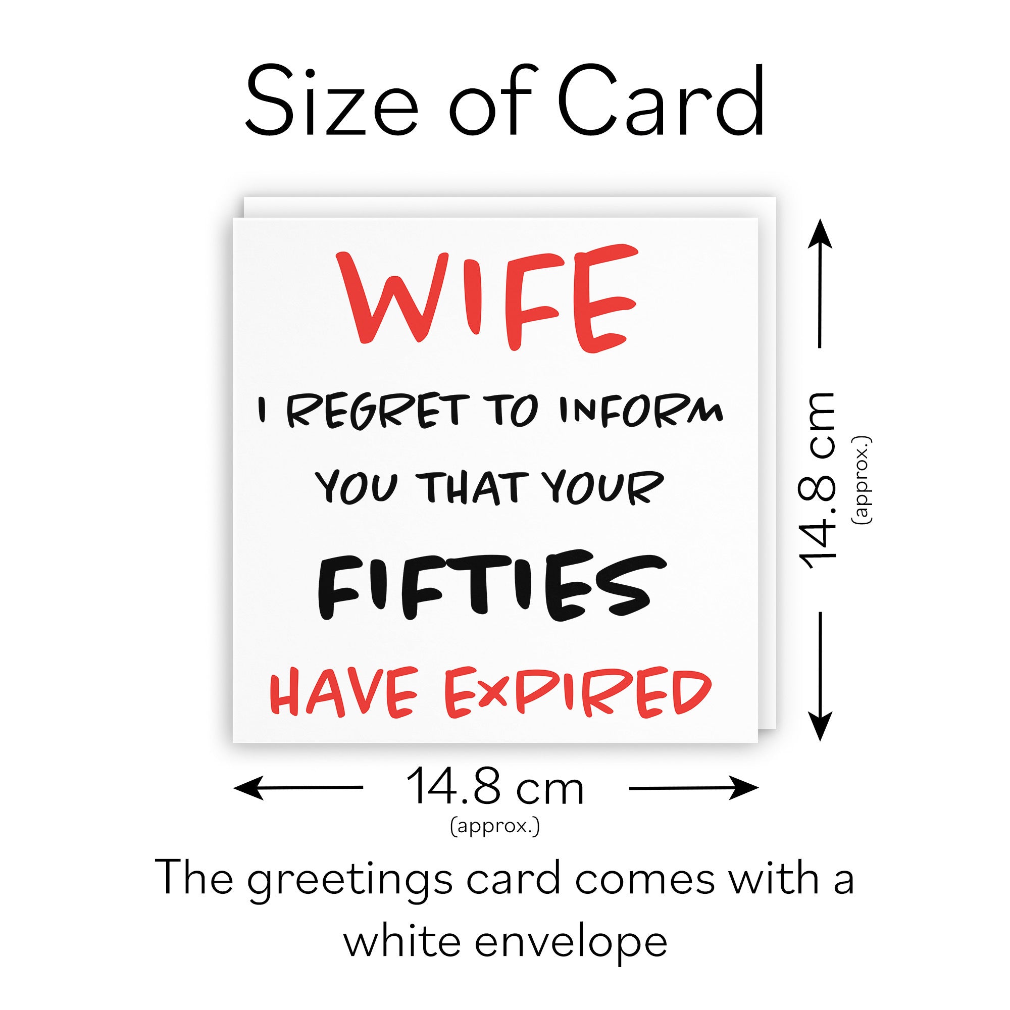 60th Wife Birthday Card Retro - Default Title (TH02480)