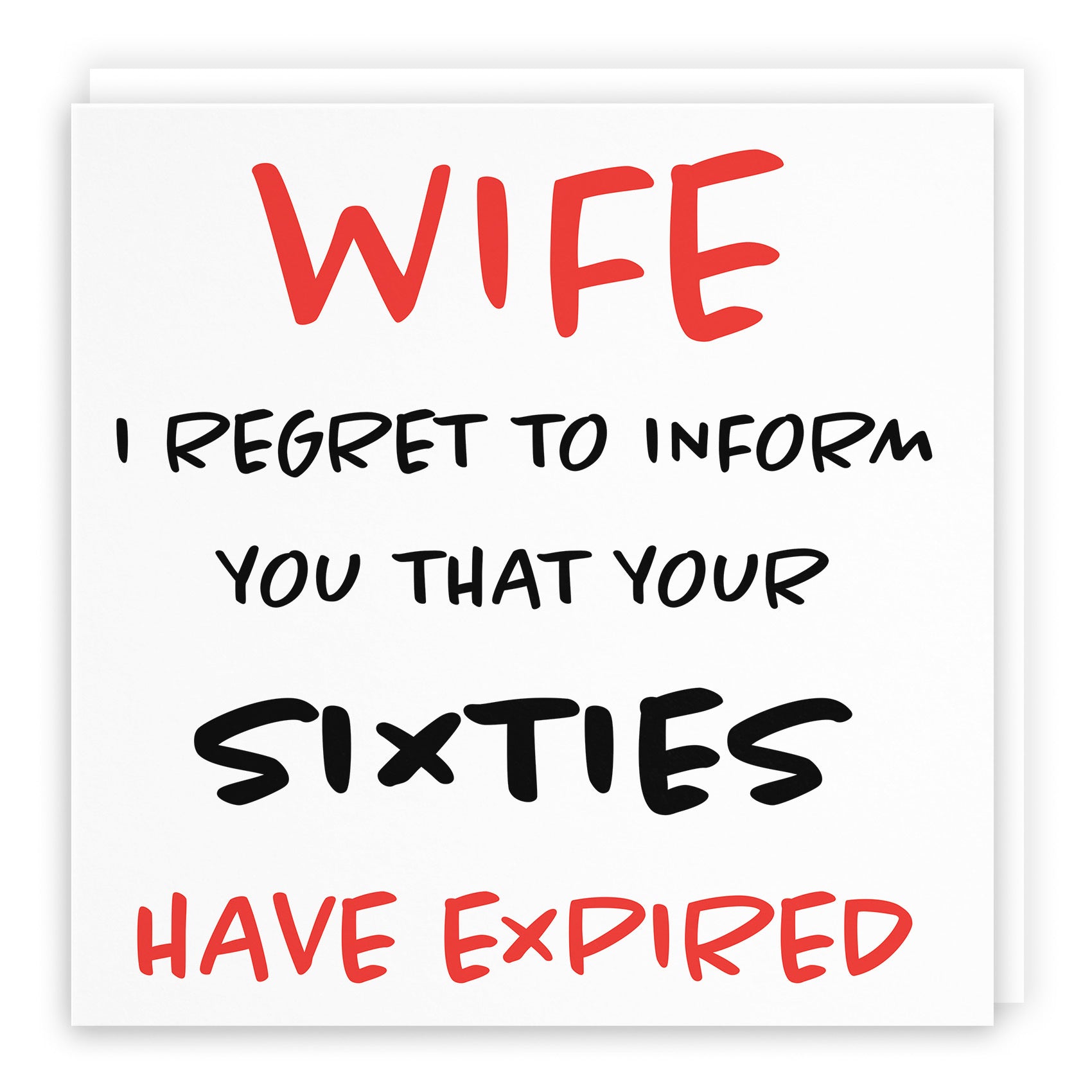 70th Wife Birthday Card Retro - Default Title (TH02481)