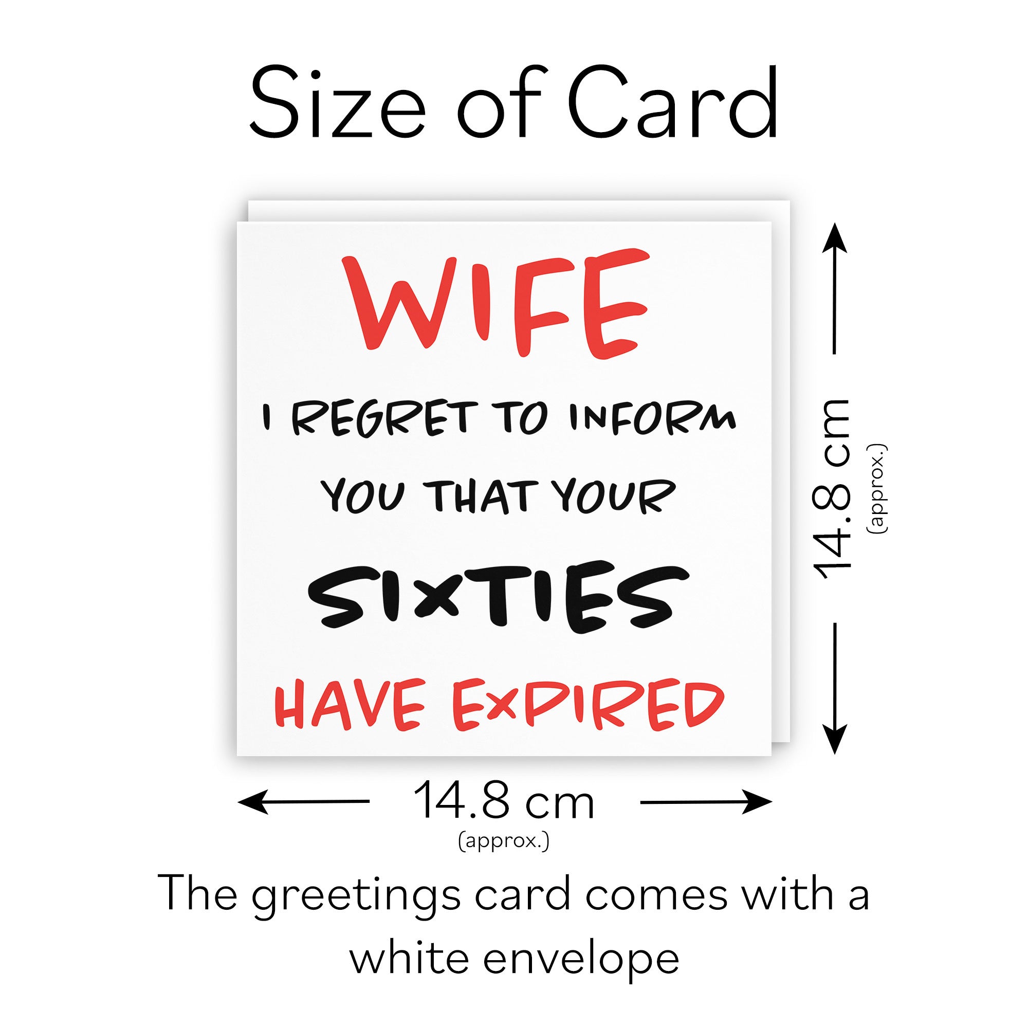 70th Wife Birthday Card Retro - Default Title (TH02481)