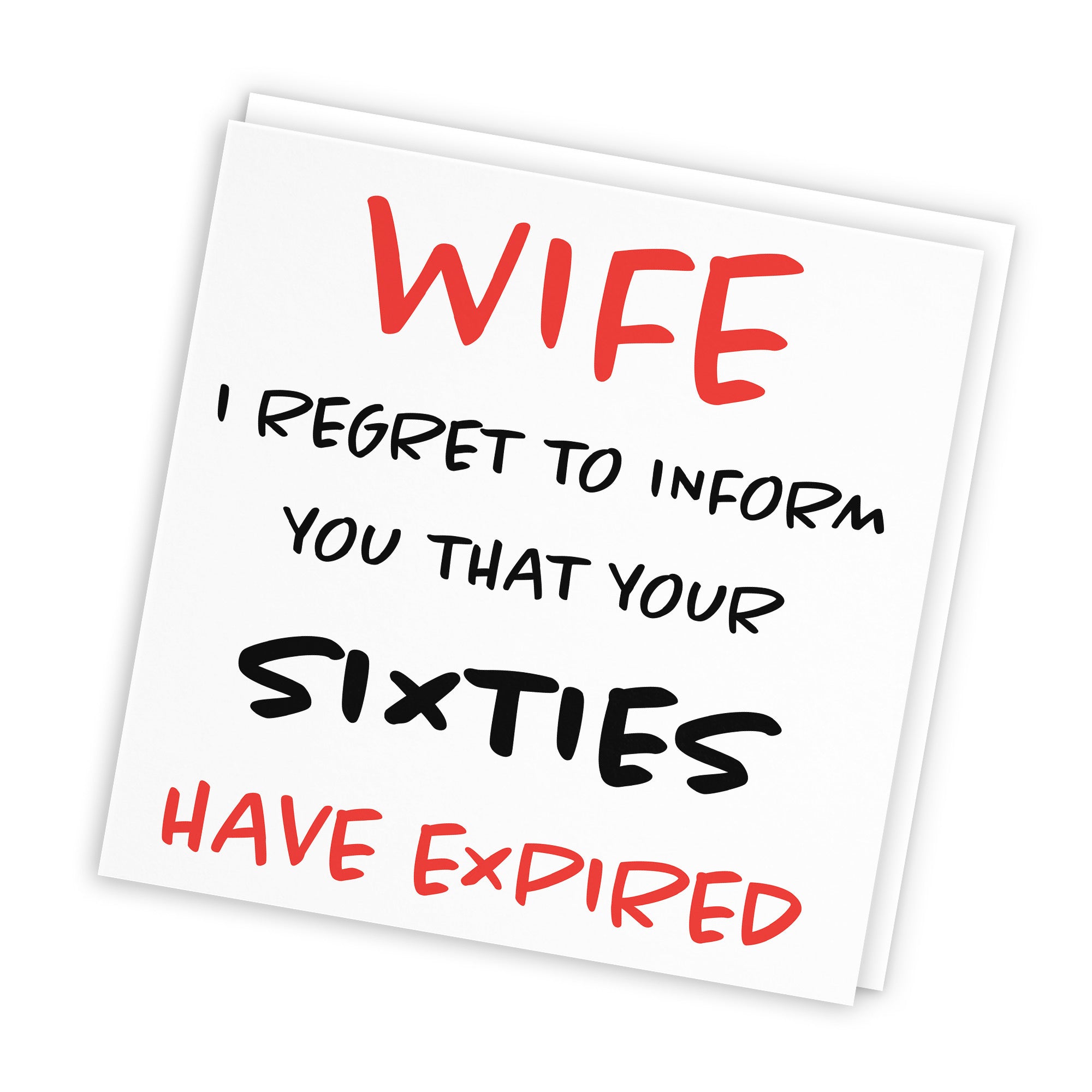 70th Wife Birthday Card Retro - Default Title (TH02481)