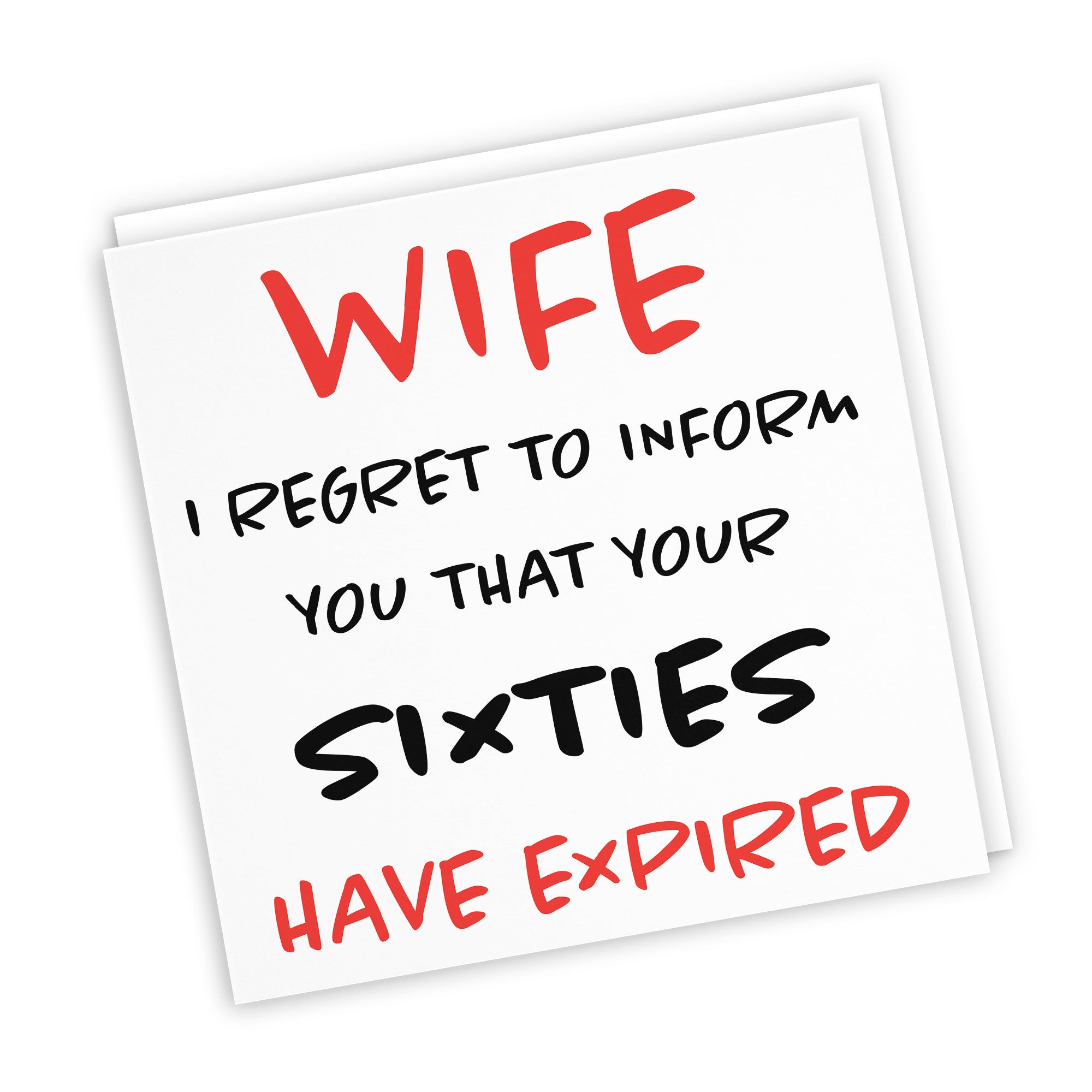 70th Wife Birthday Card Retro - Default Title (TH02481)