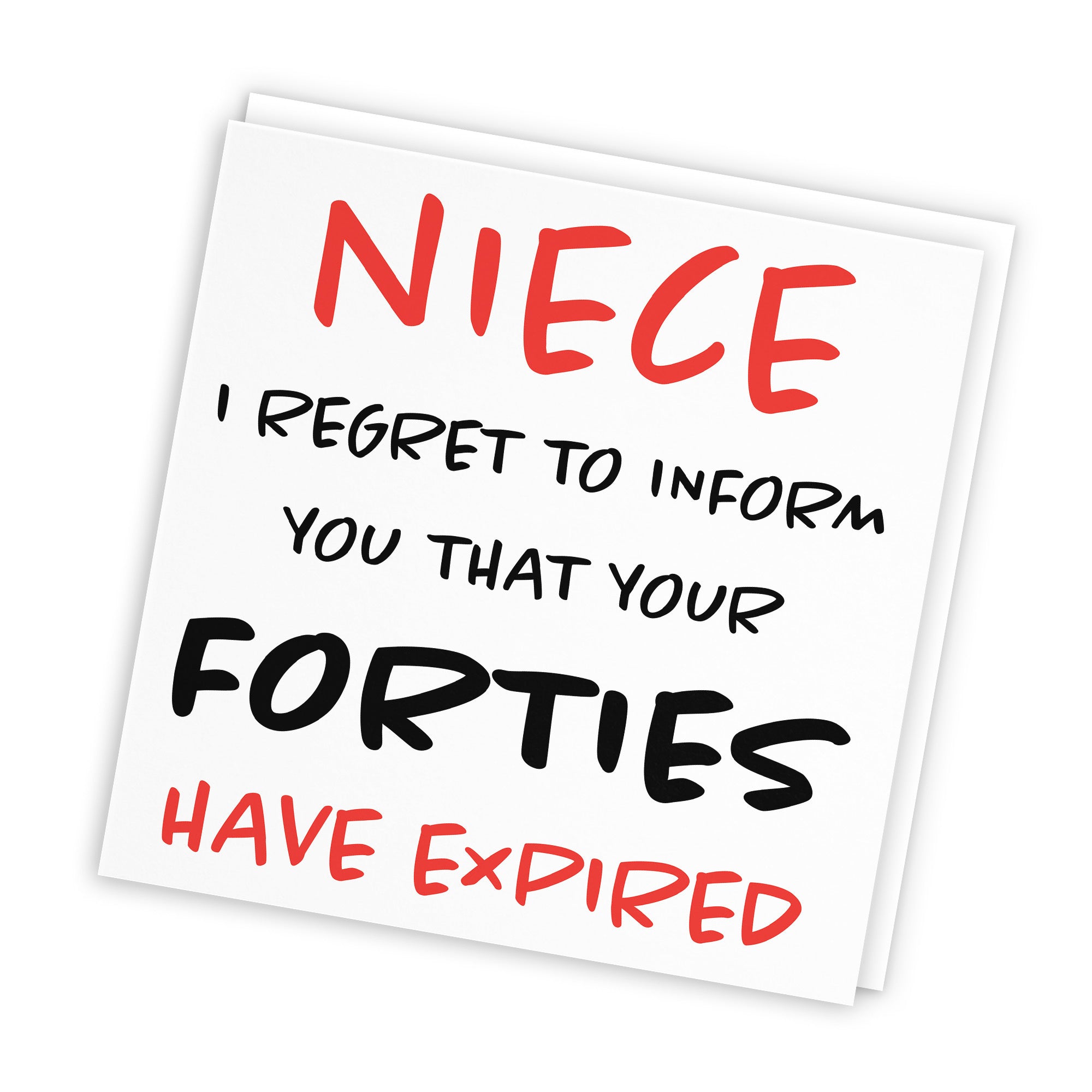 50th Niece Birthday Card Retro - Default Title (TH02488)