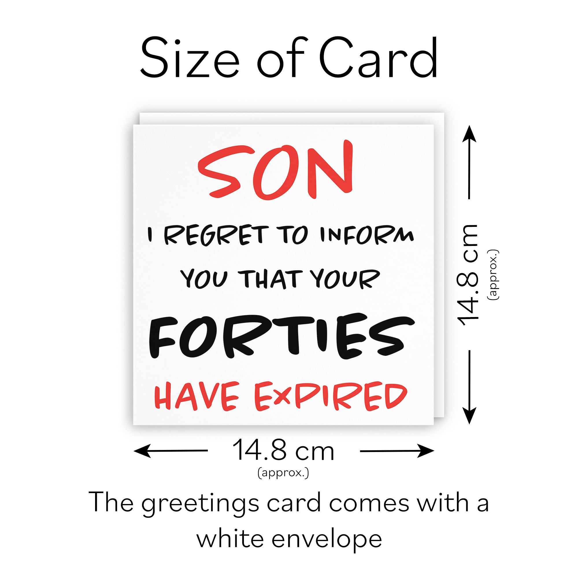 50th Son Birthday Card Retro - Default Title (TH02489)
