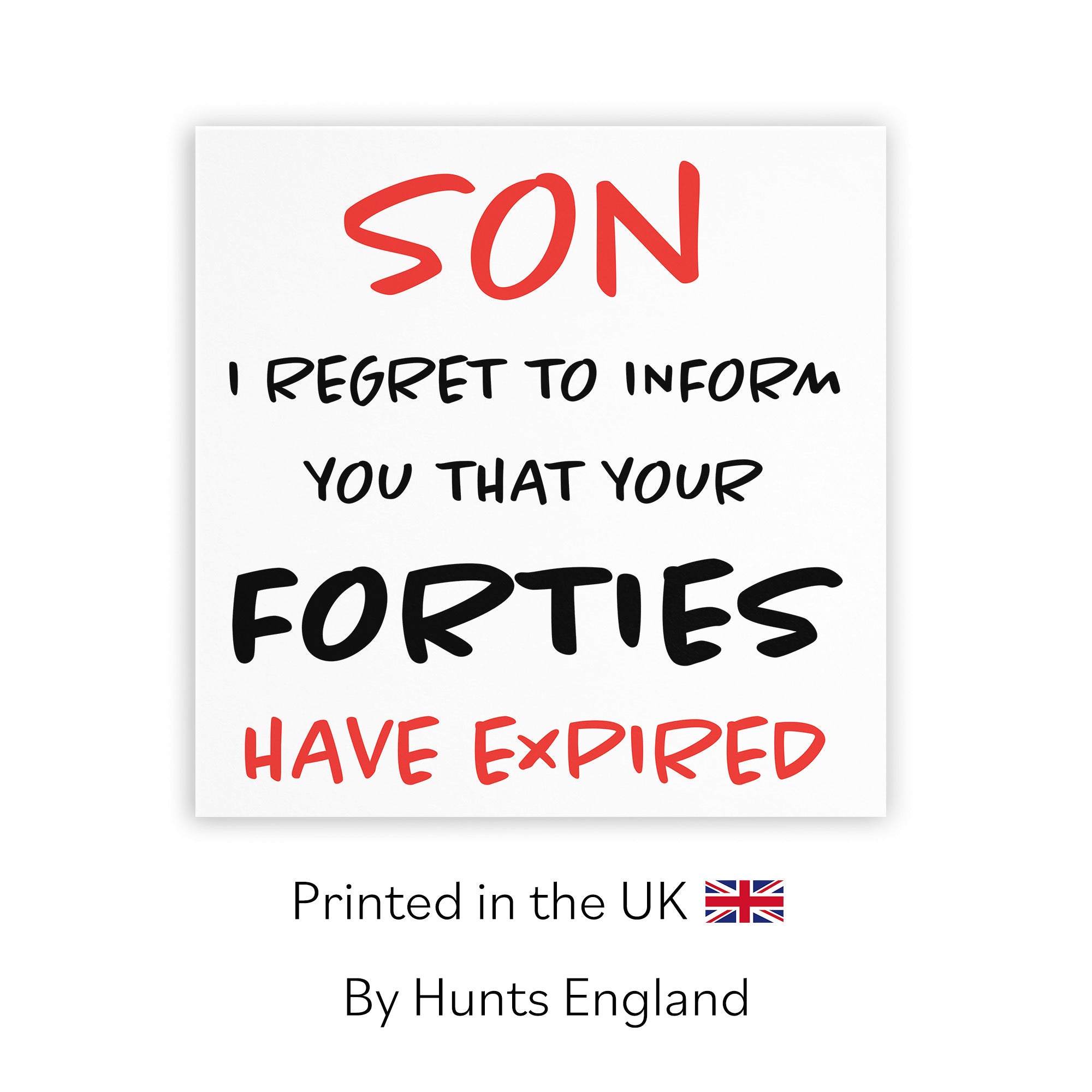 50th Son Birthday Card Retro - Default Title (TH02489)
