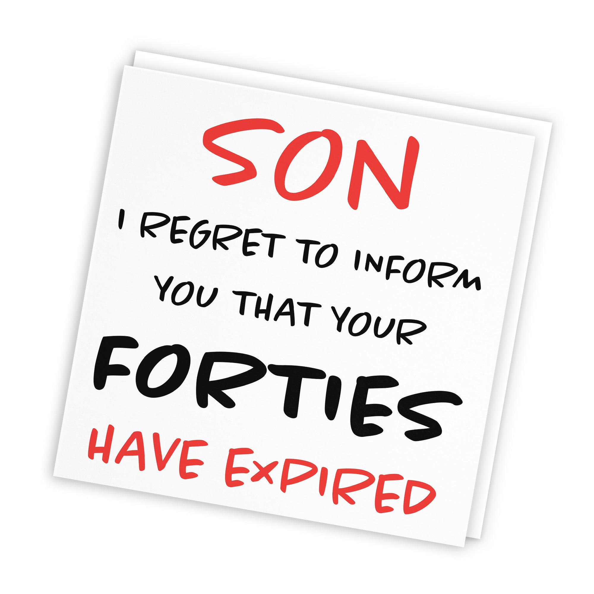 50th Son Birthday Card Retro - Default Title (TH02489)