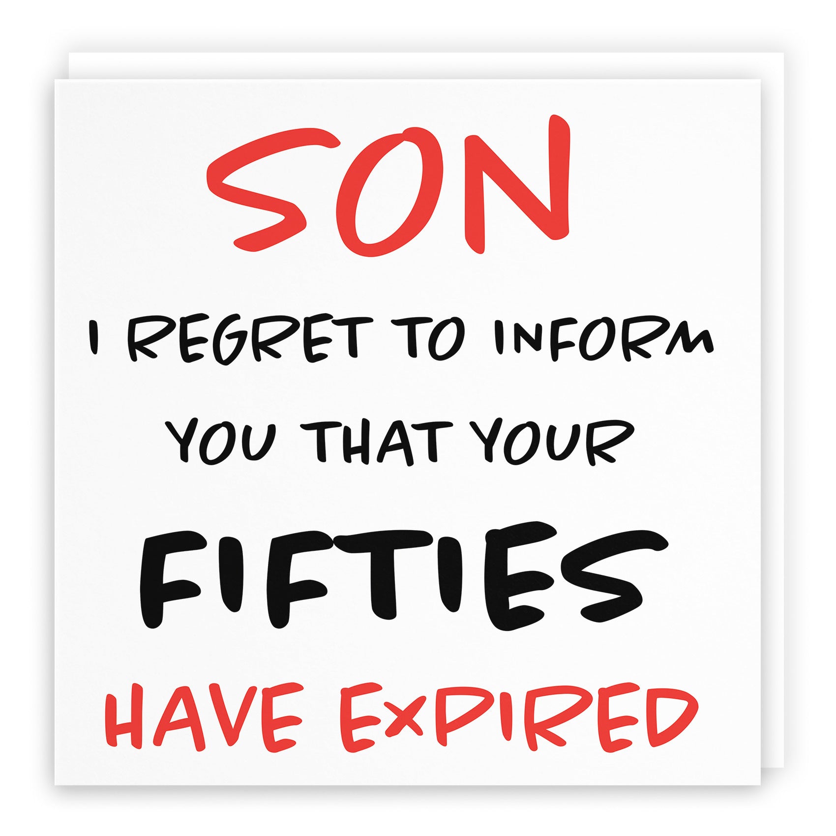 60th Son Birthday Card Retro - Default Title (TH02490)