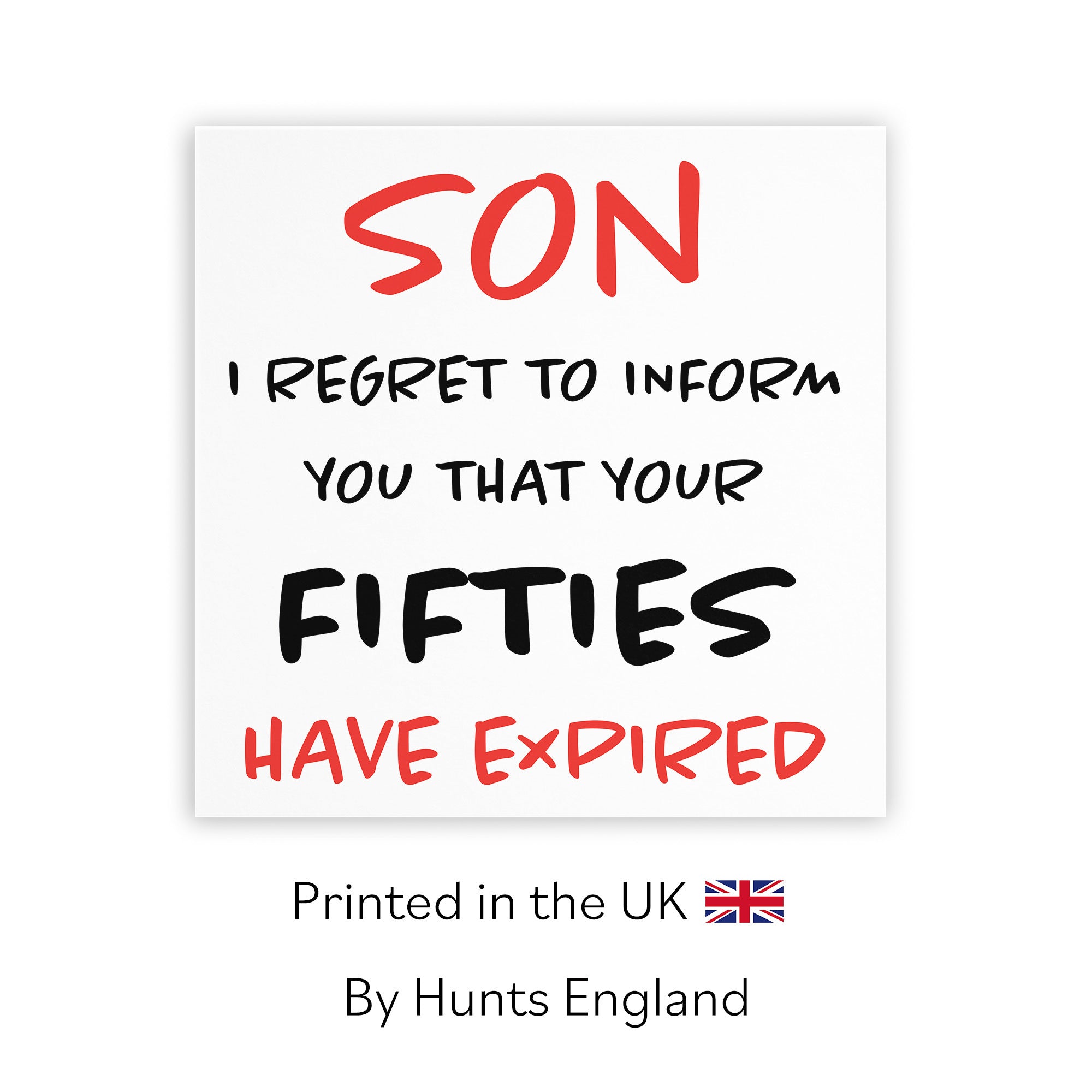 60th Son Birthday Card Retro - Default Title (TH02490)