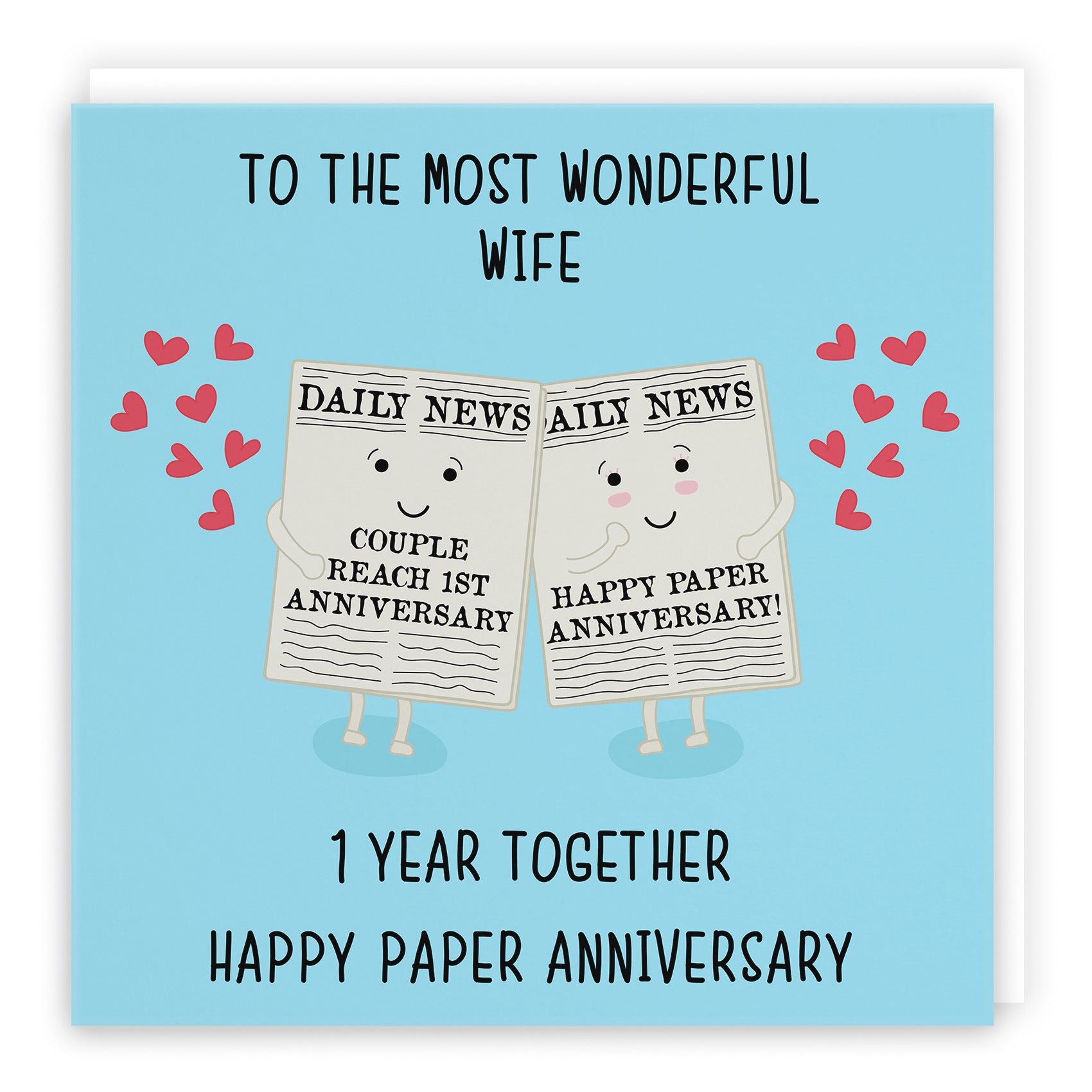1st Wife Anniversary Card Iconic - Default Title (TH02493)