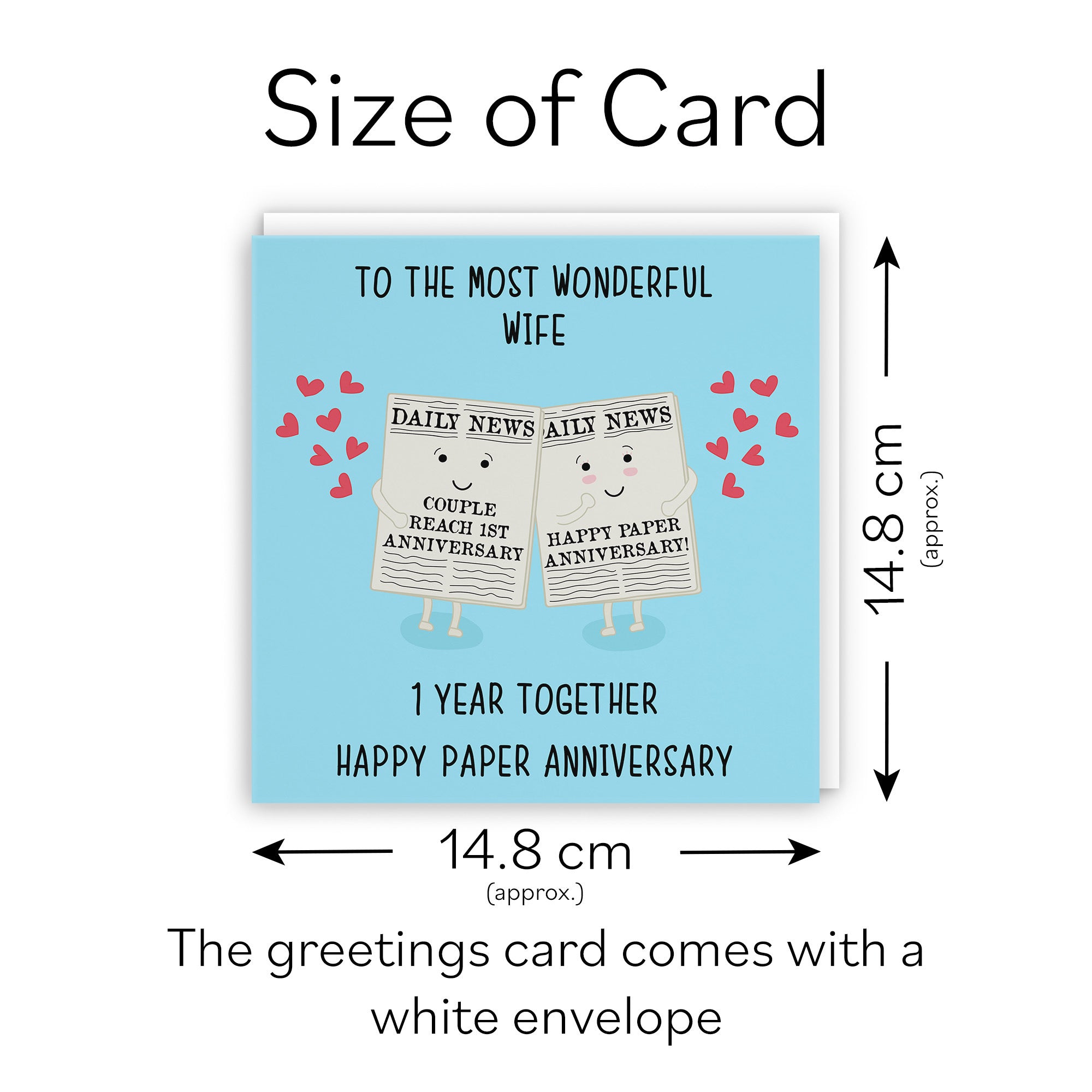 1st Wife Anniversary Card Iconic - Default Title (TH02493)