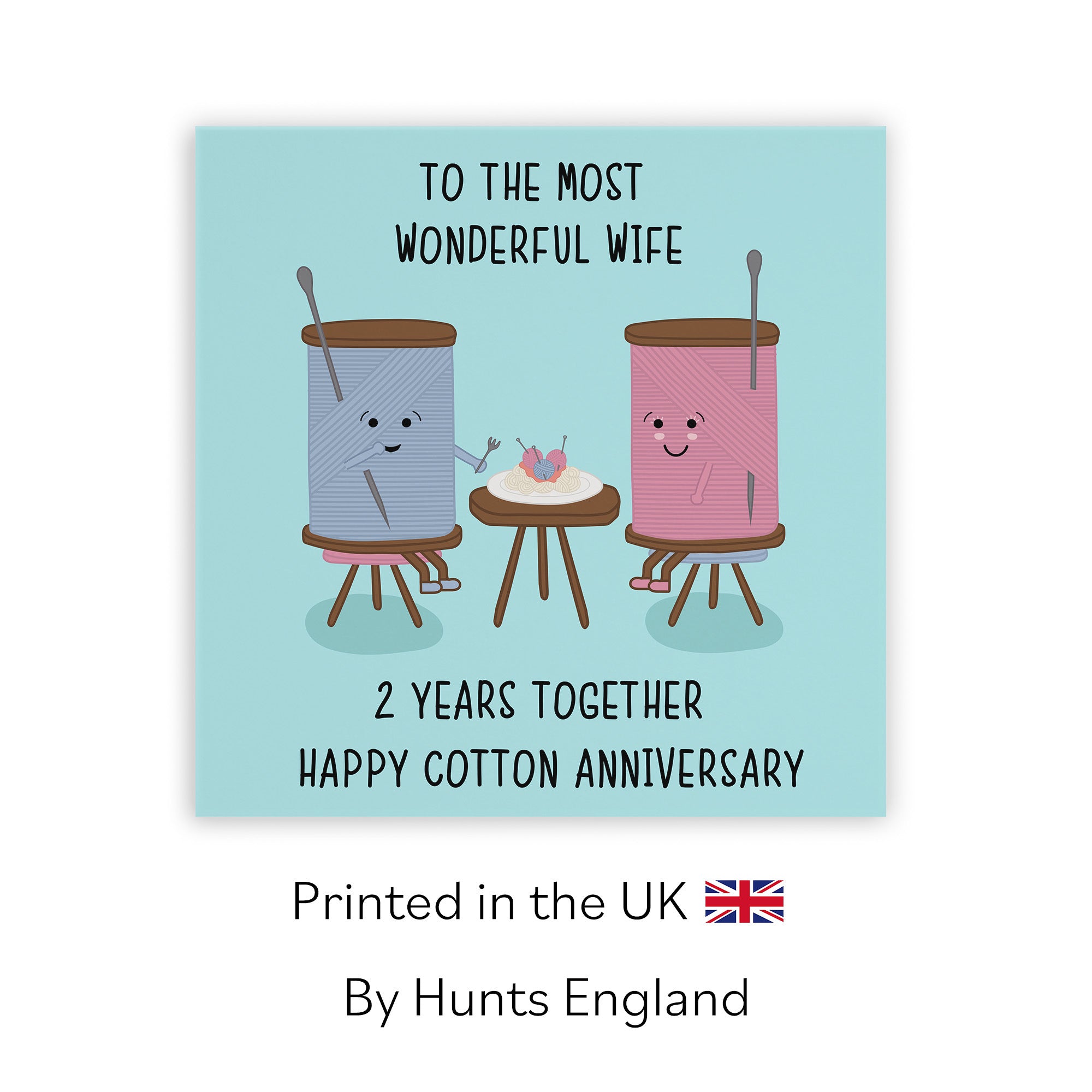 2nd Wife Anniversary Card Iconic - Default Title (TH02494)