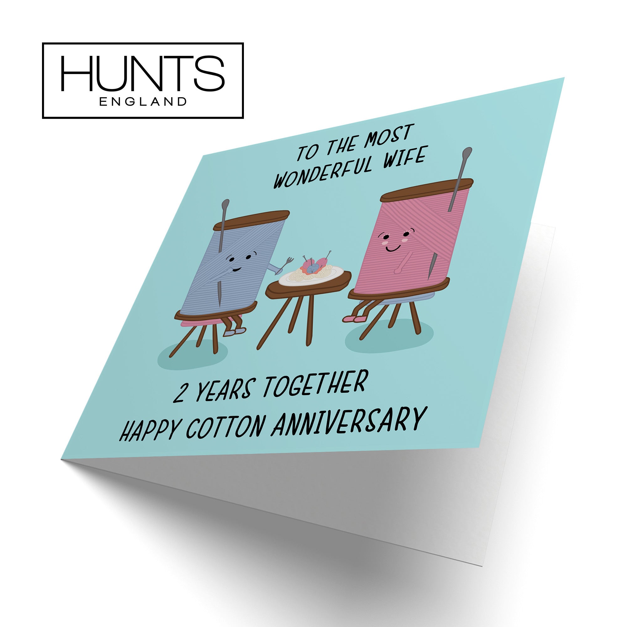 2nd Wife Anniversary Card Iconic - Default Title (TH02494)