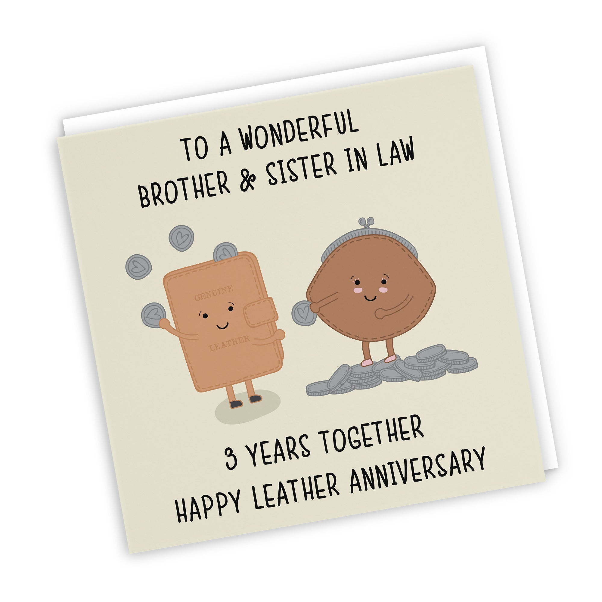 3rd Brother And Sister In Law Anniversary Card Iconic - Default Title (TH02495)