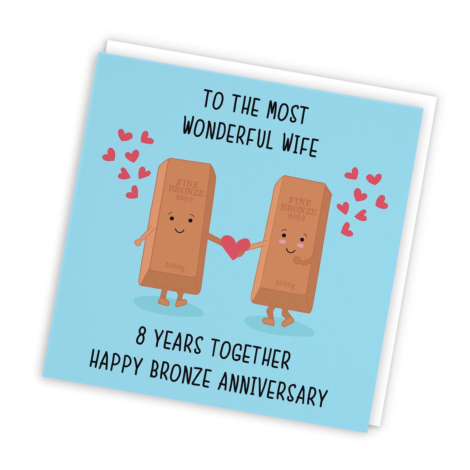 8th Wife Anniversary Card Iconic - Default Title (TH02498)