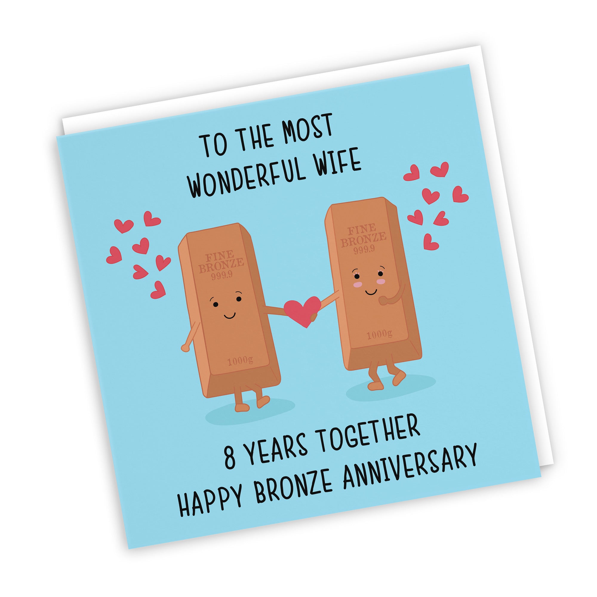 8th Wife Anniversary Card Iconic - Default Title (TH02498)