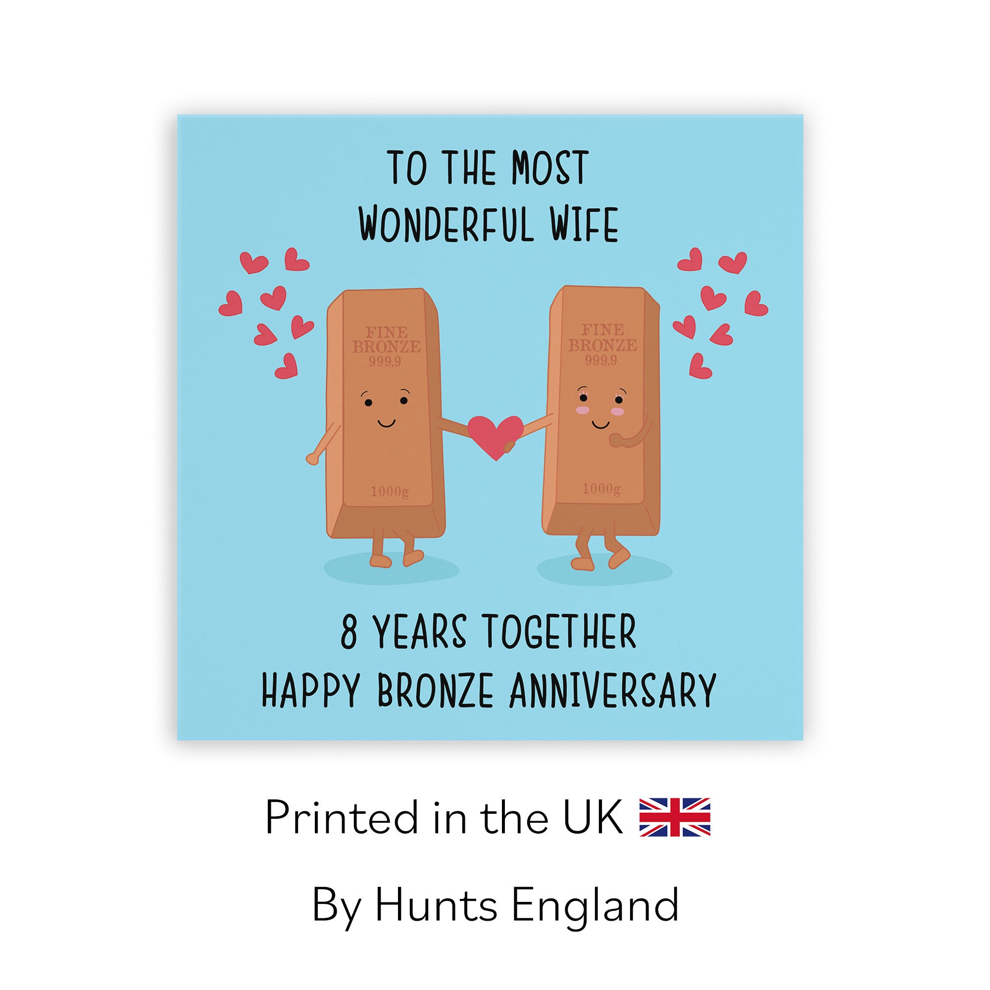 8th Wife Anniversary Card Iconic - Default Title (TH02498)