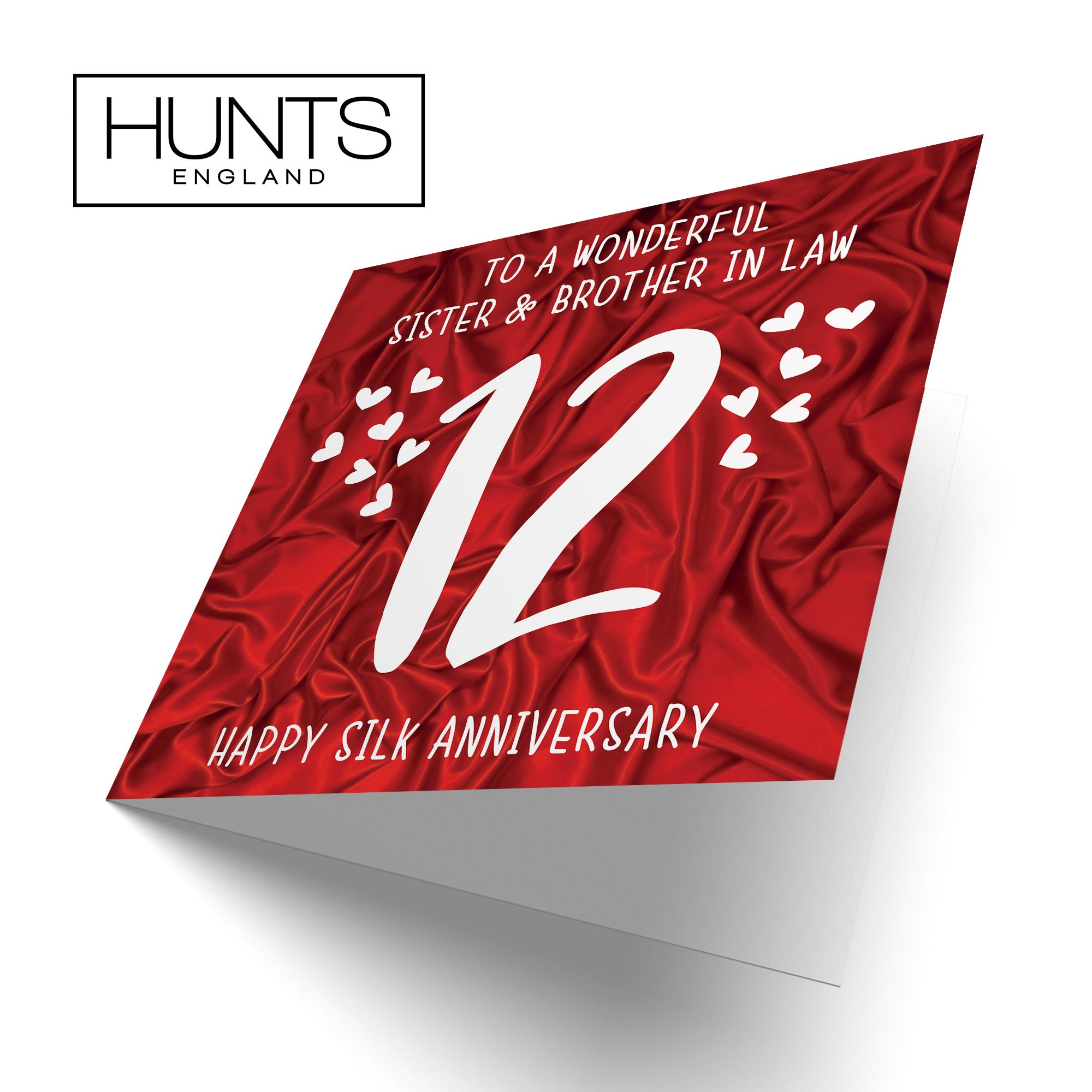 12th Sister And Brother In Law Anniversary Card Iconic - Default Title (TH02504)