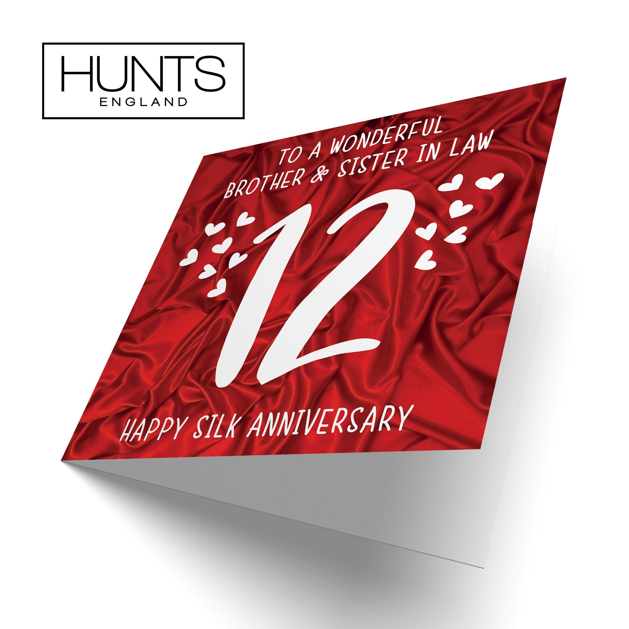 12th Brother And Sister In Law Anniversary Card Iconic - Default Title (TH02505)