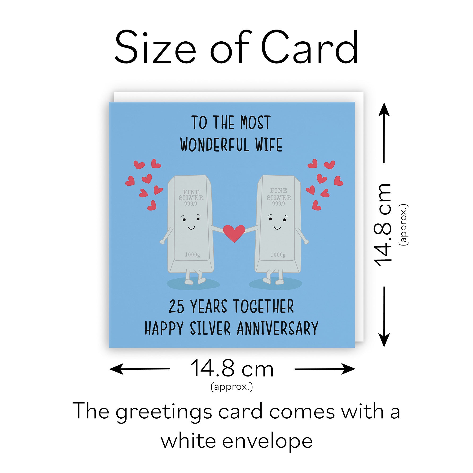 25th Wife Anniversary Card Iconic - Default Title (TH02510)