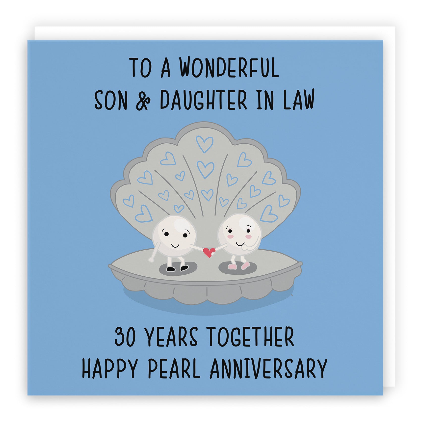 30th Son And Daughter In Law Anniversary Card Iconic - Default Title (TH02511)