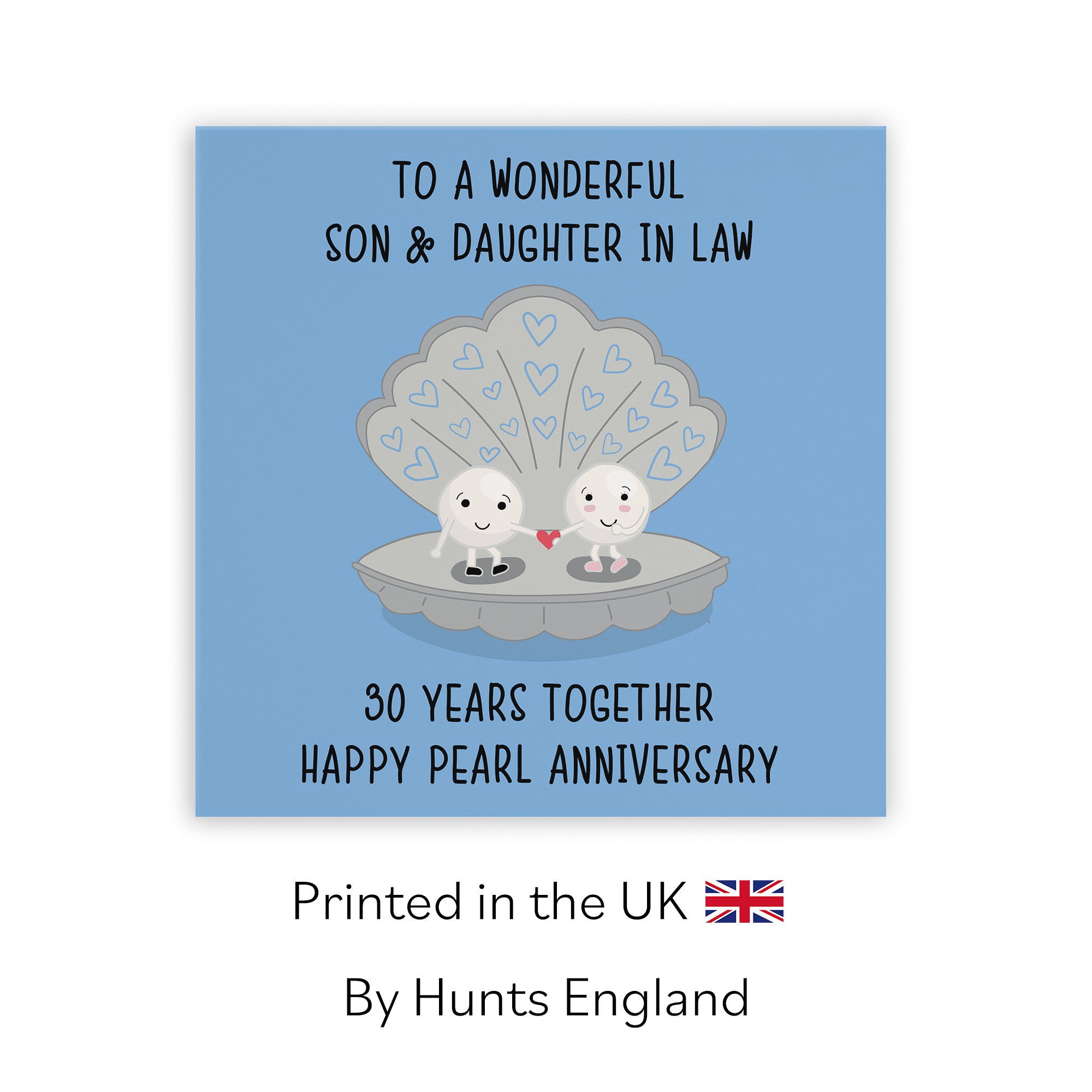 30th Son And Daughter In Law Anniversary Card Iconic - Default Title (TH02511)