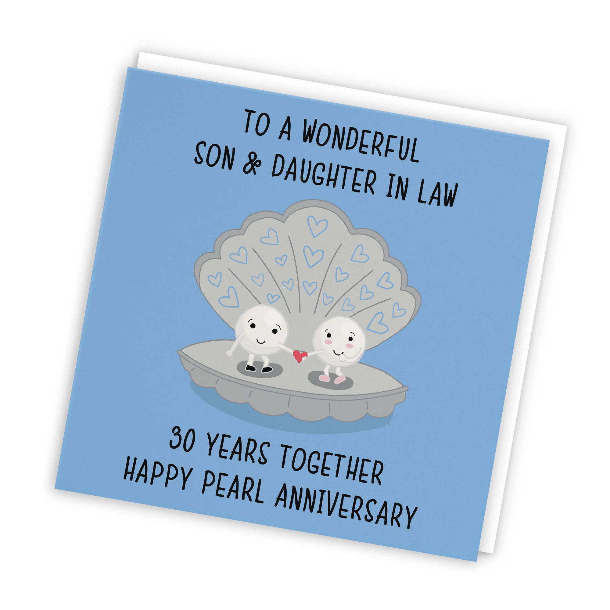 30th Son And Daughter In Law Anniversary Card Iconic - Default Title (TH02511)