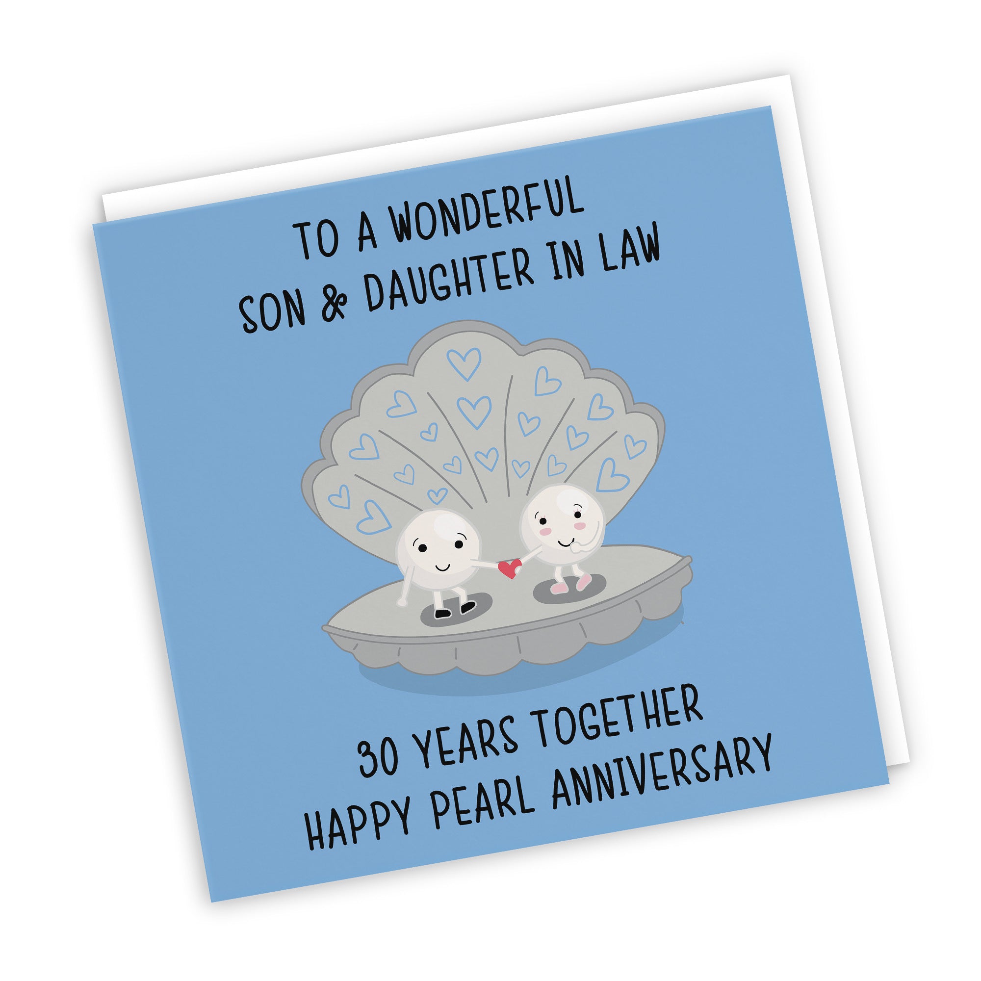 30th Son And Daughter In Law Anniversary Card Iconic - Default Title (TH02511)