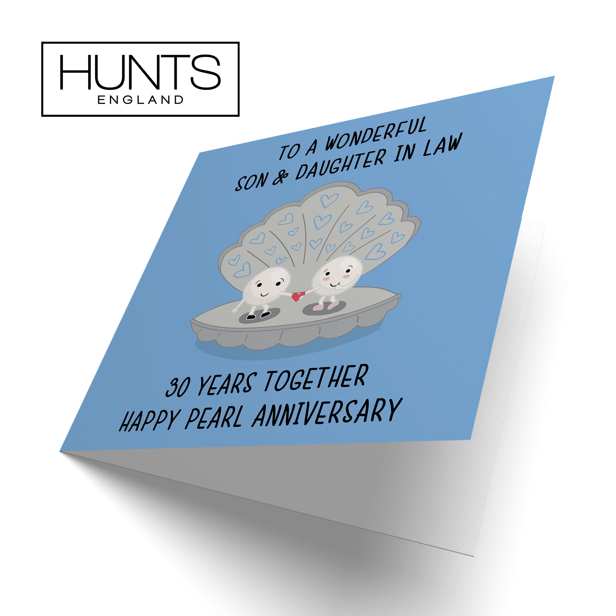 30th Son And Daughter In Law Anniversary Card Iconic - Default Title (TH02511)